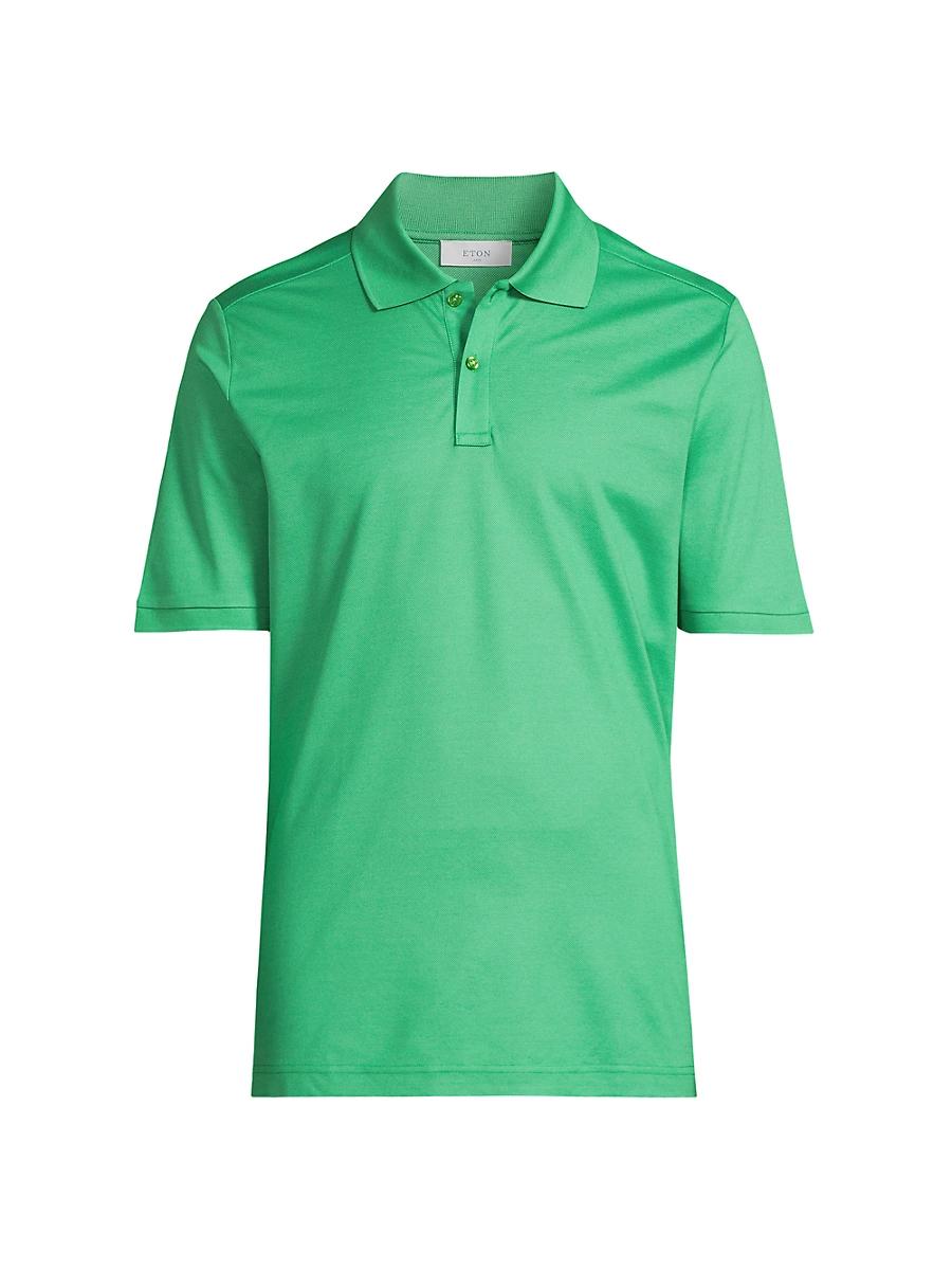 Mens Cotton Piqu Polo Shirt Product Image