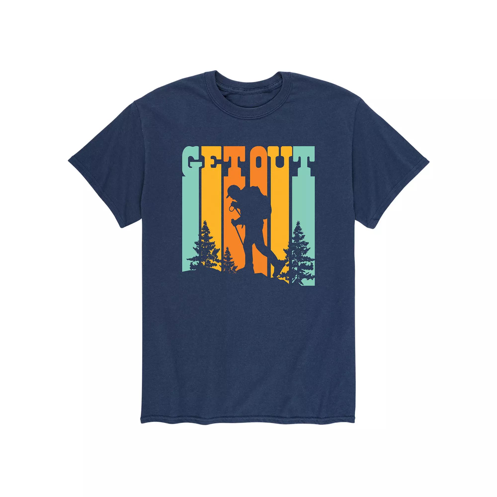Men's Get Out Wilderness Tile Tee,  Product Image