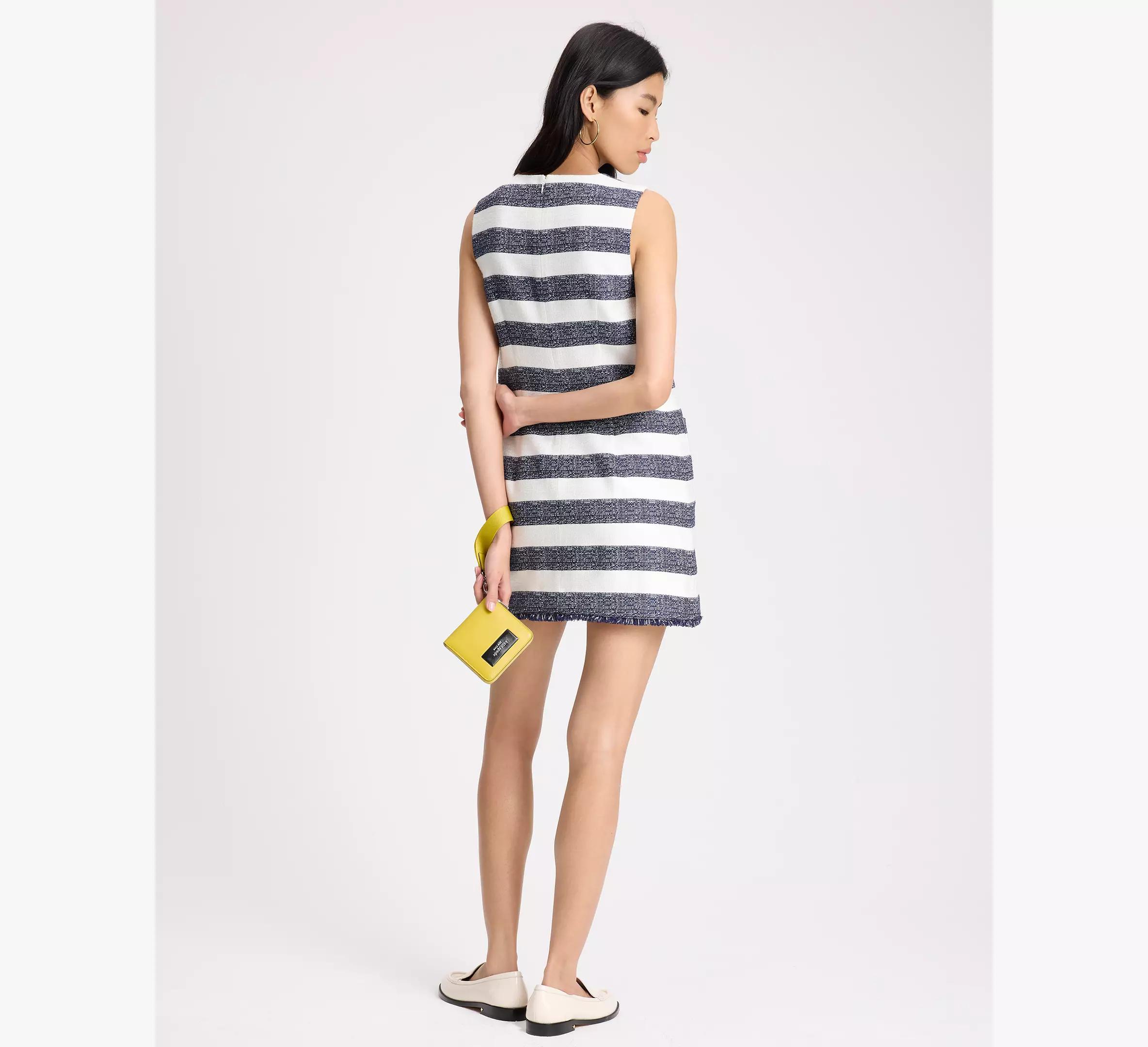 Sailor Stripe Tweed Shift Dress Product Image