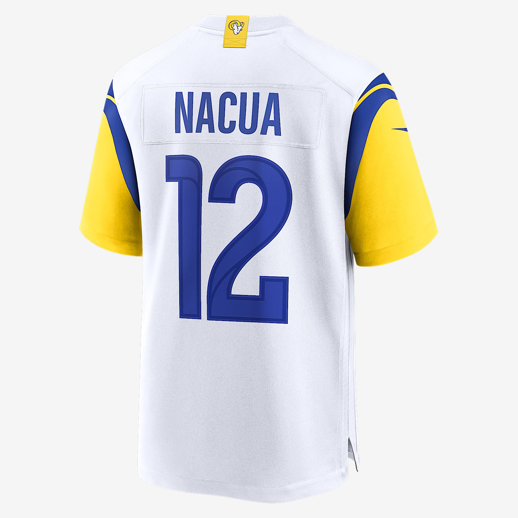 Puka Nacua Los Angeles Rams Nike Mens NFL Game Jersey | 67NMLRGA95F-G93 Product Image