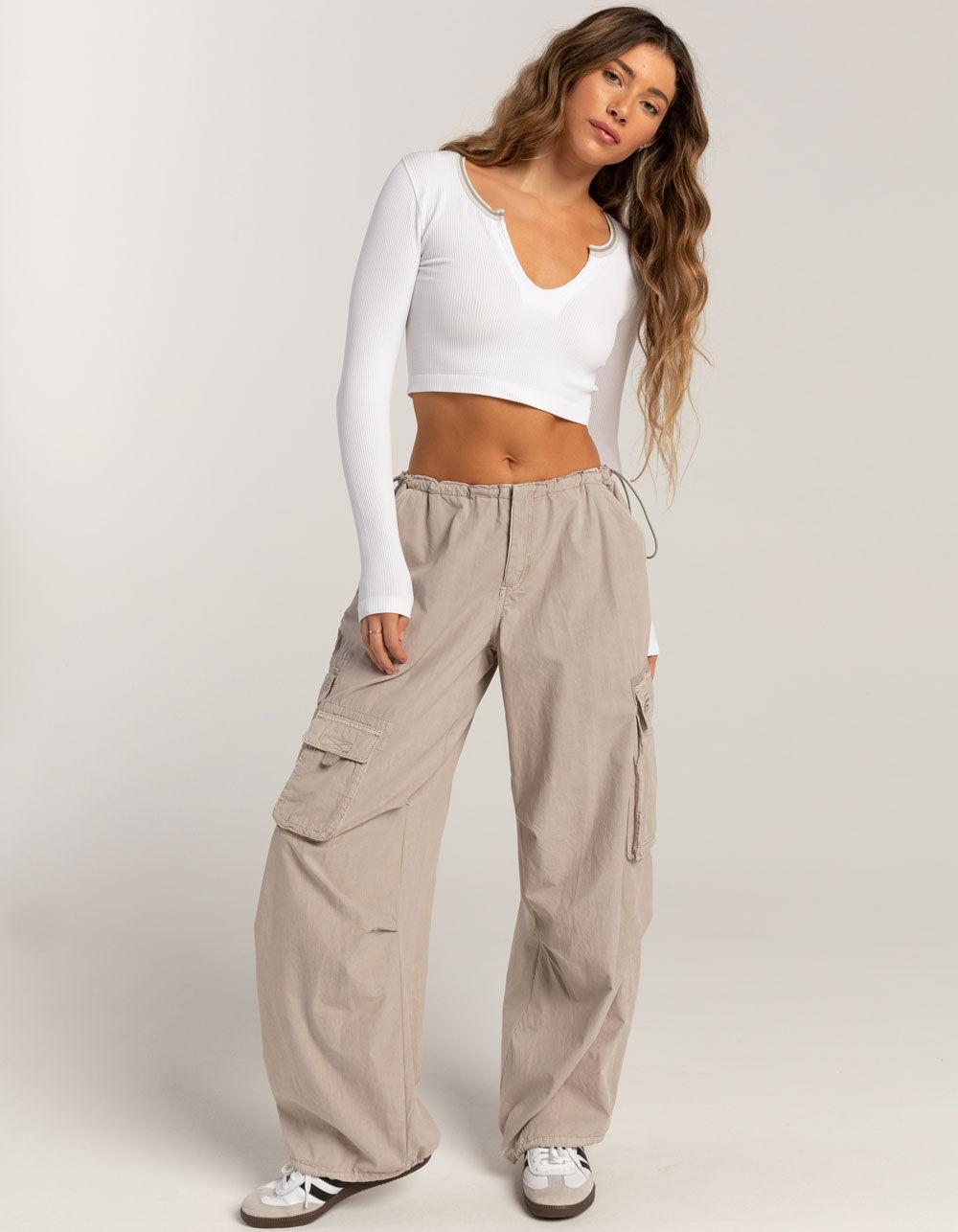 BDG Urban Outfitters Seamless Going For Gold Womens Knit Top - WHITE Product Image