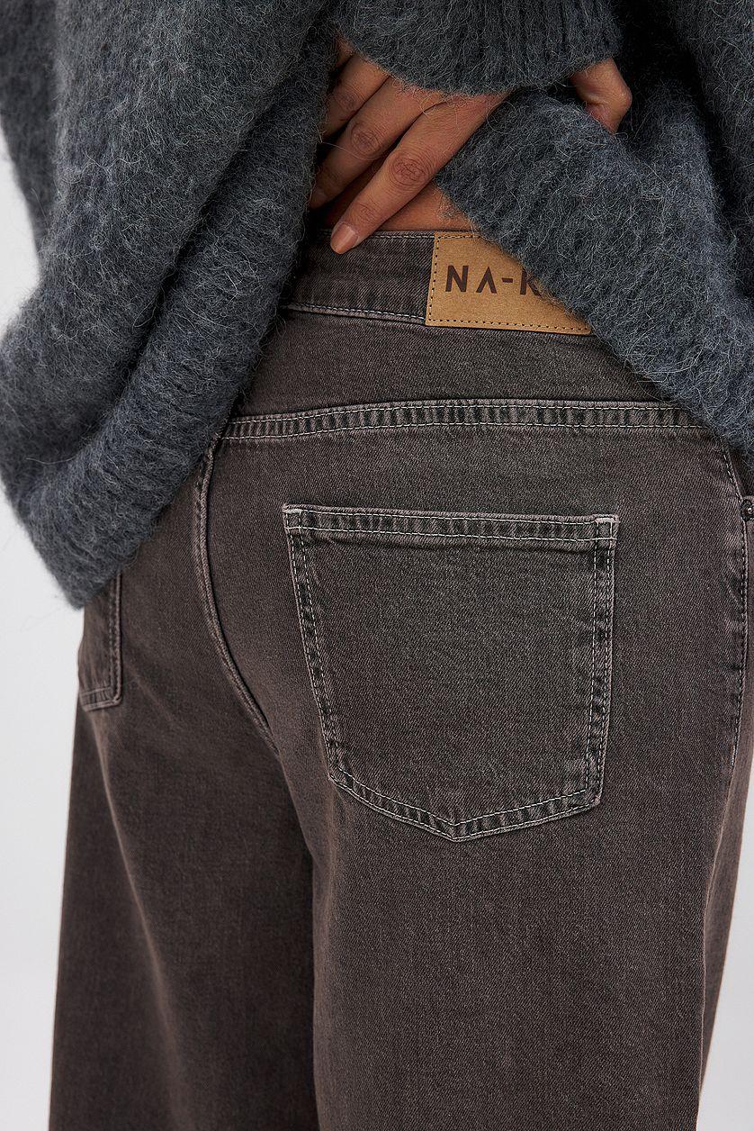 Low Waist Wide Leg Jeans Product Image