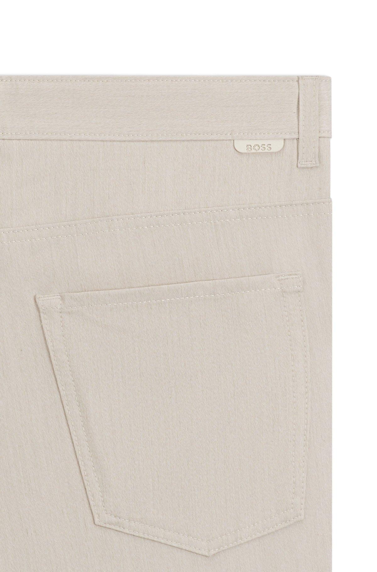 Delaware slim-fit trousers in wrinkle-resistant dobby Product Image