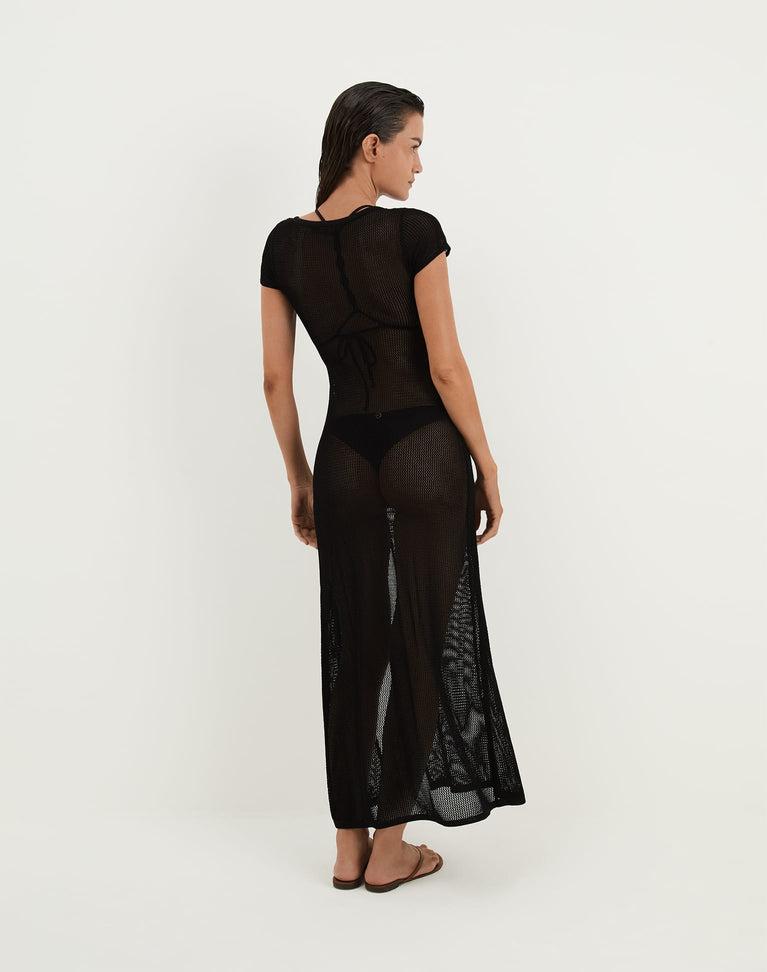 Sylvie Long Cover Up - Black Product Image