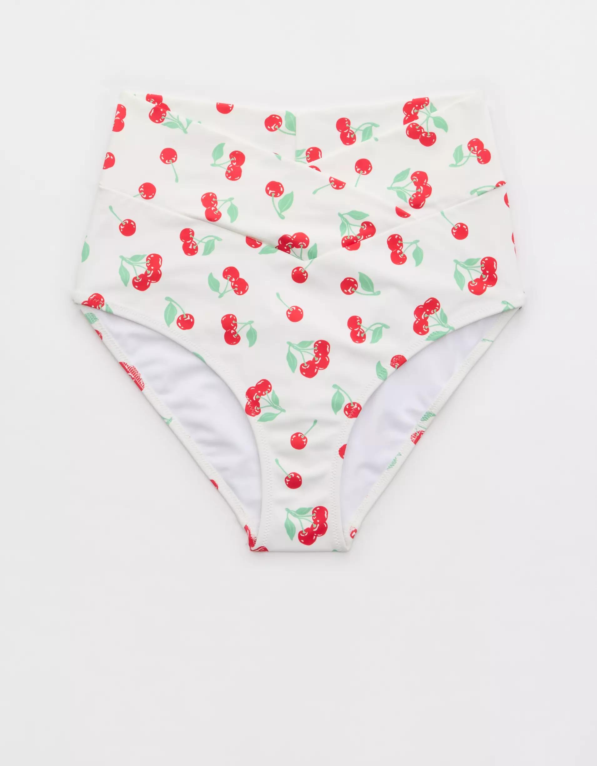 Aerie Crossover High Waisted Bikini Bottom Product Image