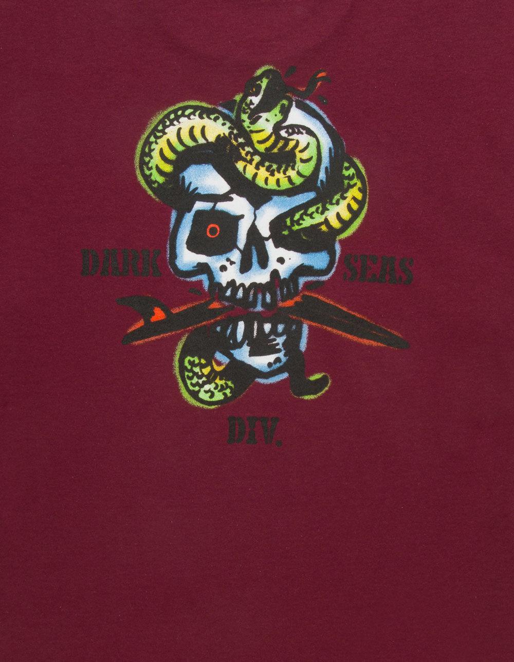 DARK SEAS Board Breaker Mens Tee - BURGUNDY Product Image