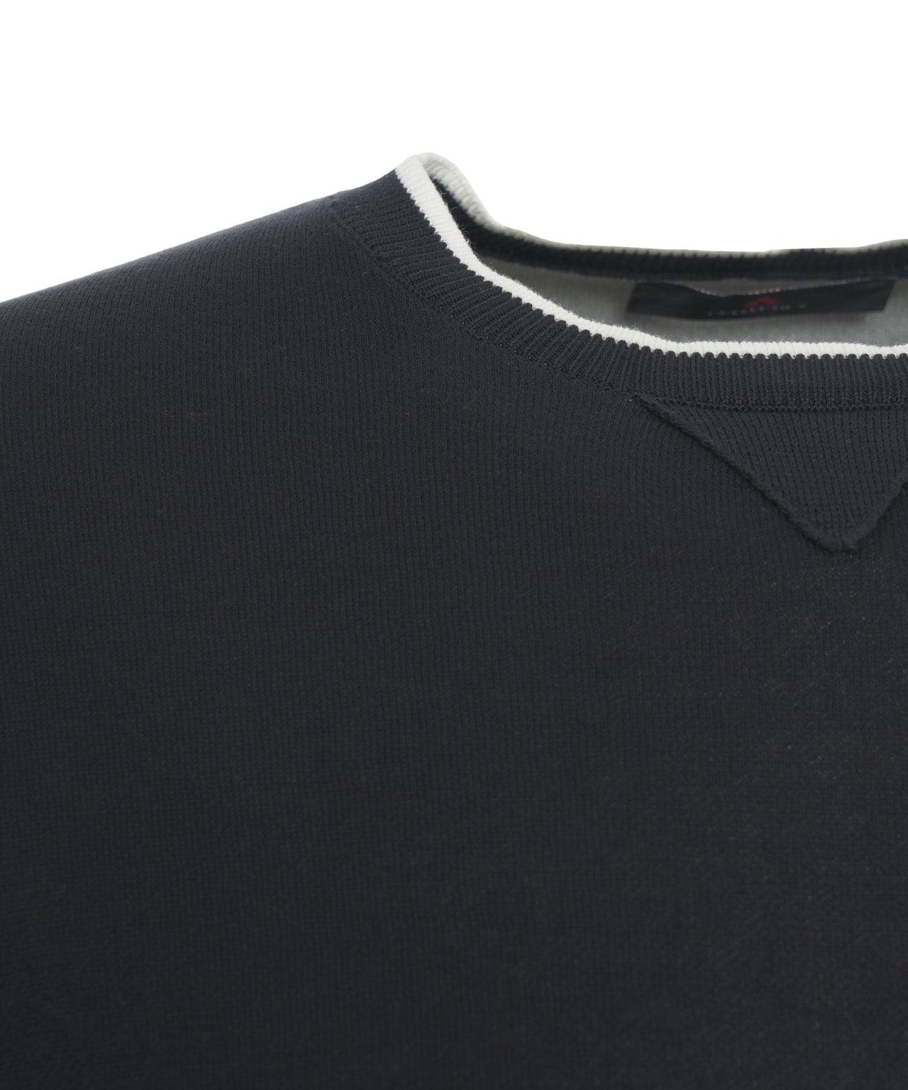 Knit cotton sweater Product Image