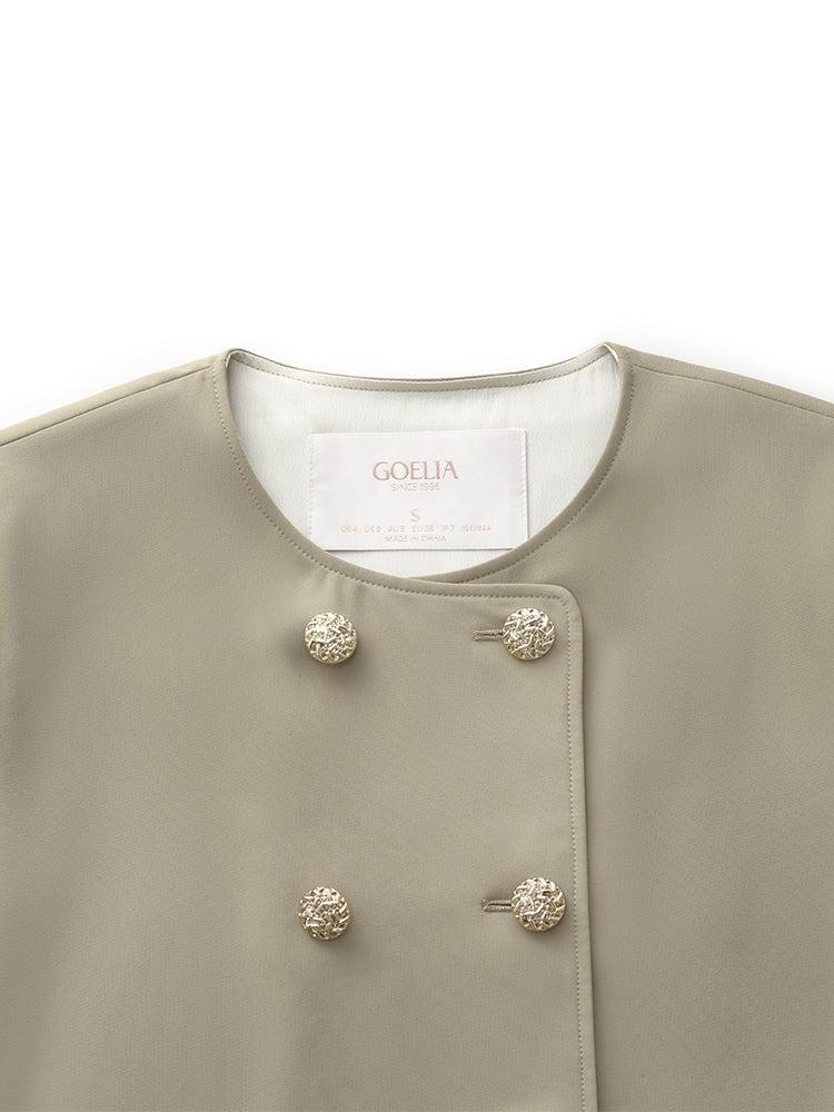 Stretch Double-Breasted Women Jacket Product Image