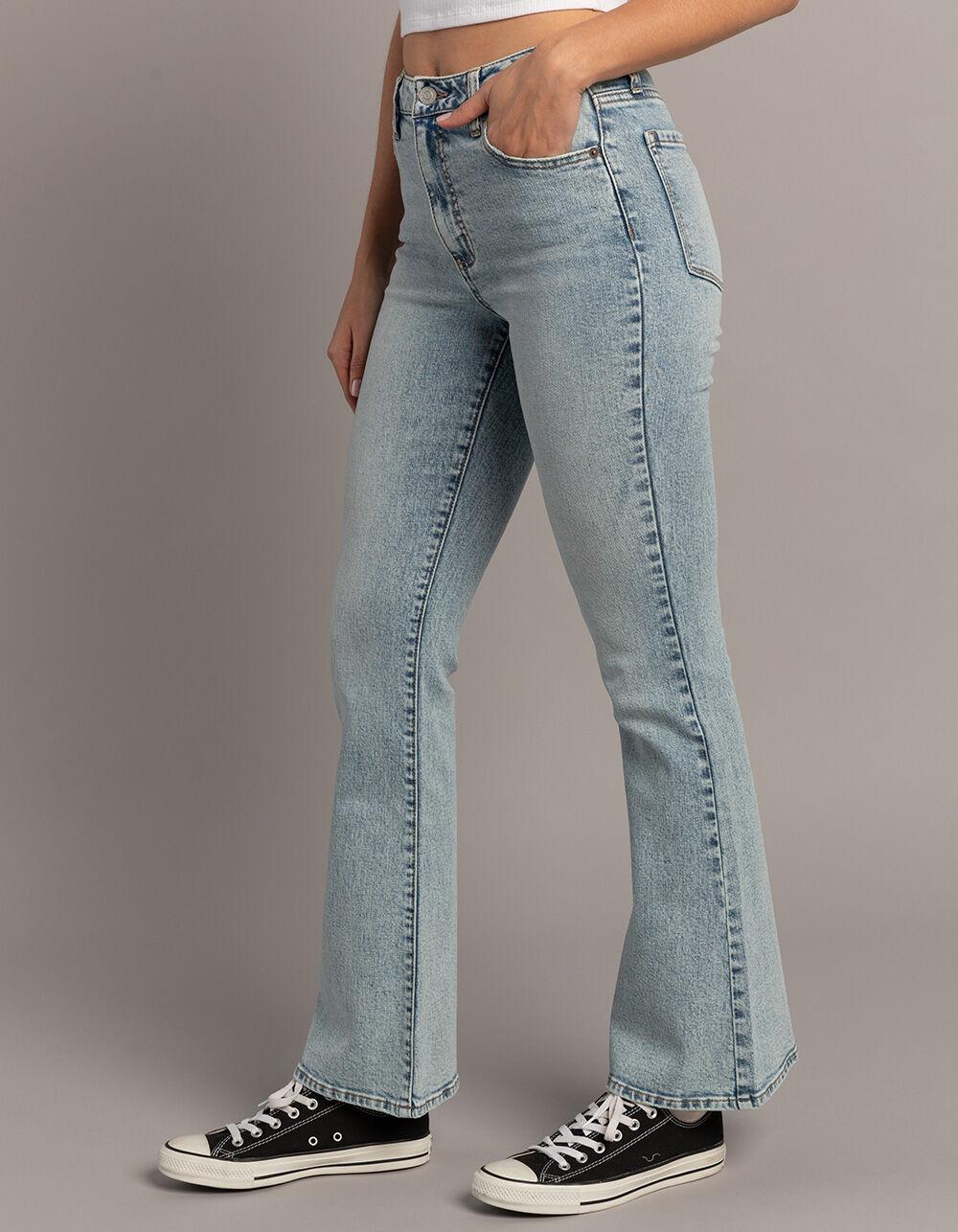 RSQ Womens High Rise Flare Jeans - LIGHT WASH Product Image