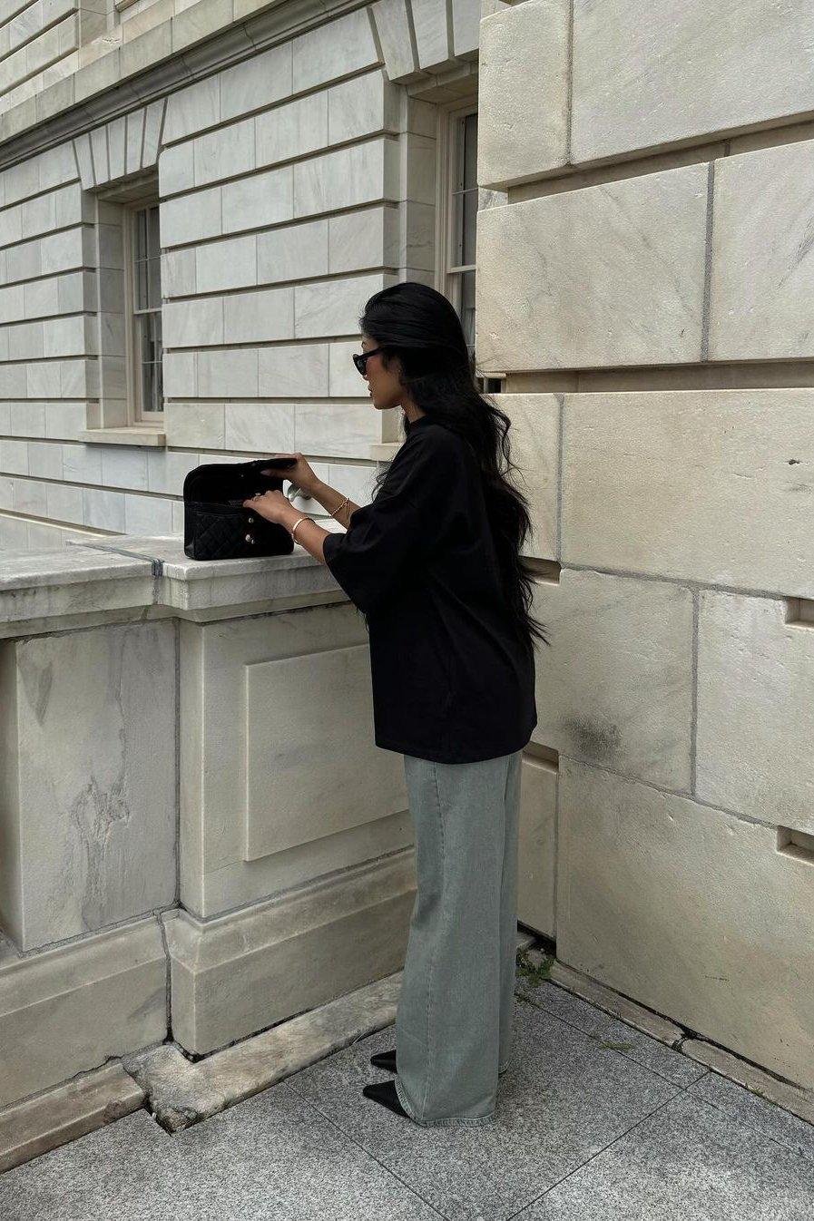 Low Waist Wide Leg Denim Product Image