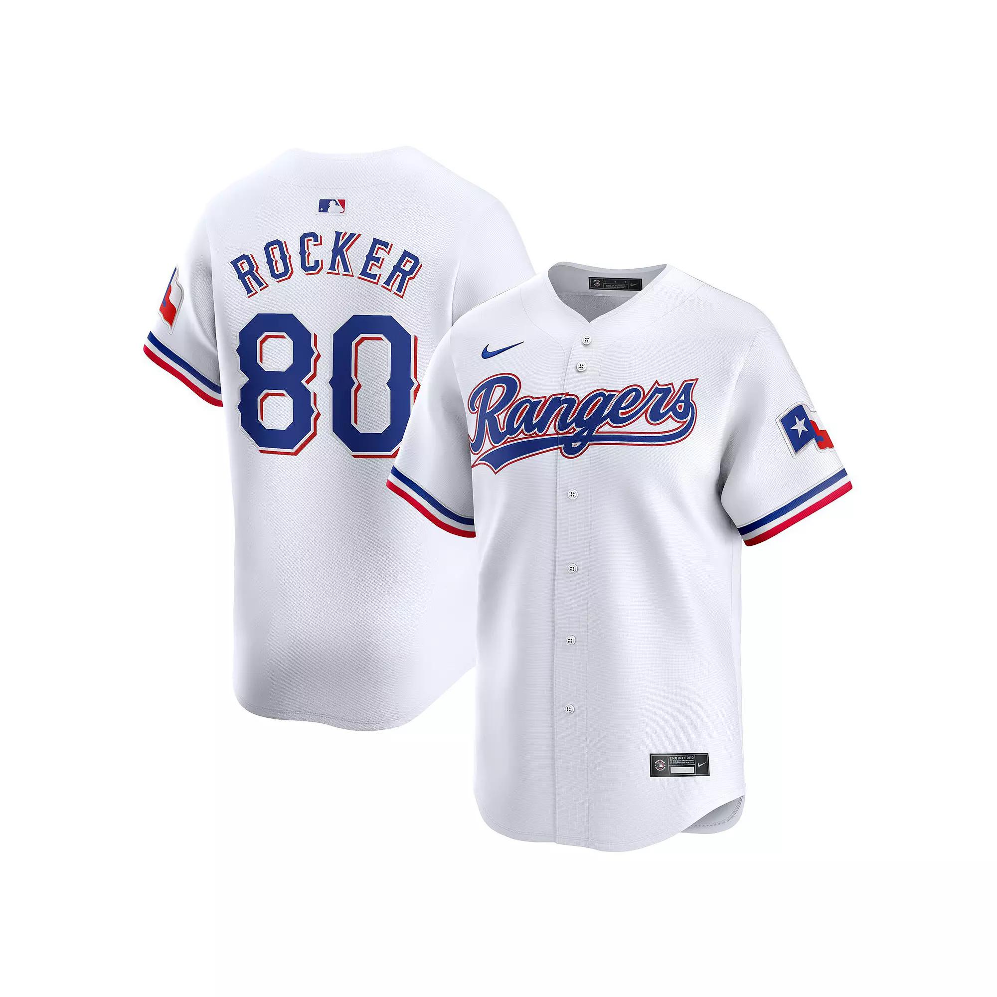 Men's Nike Kumar Rocker White Texas Rangers Home Limited Player Jersey,  Product Image