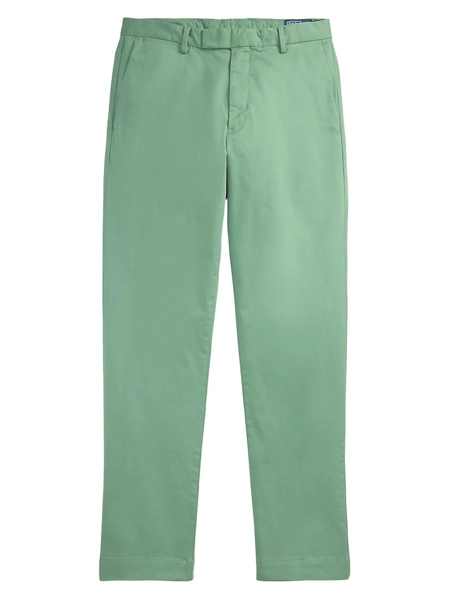 Mens Jarrett Stretch-Slim-Fit Sateen Pants Product Image