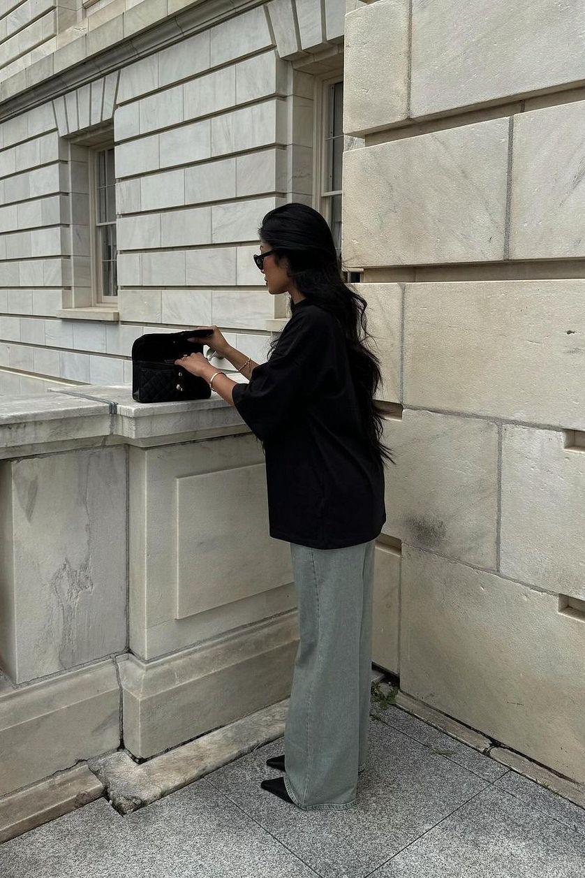 Low Waist Wide Leg Denim Product Image