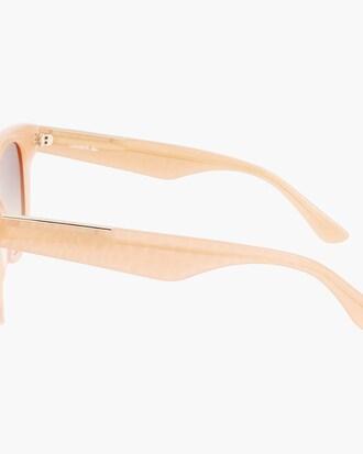 Croco Skin Oval Acetate Glasses Product Image