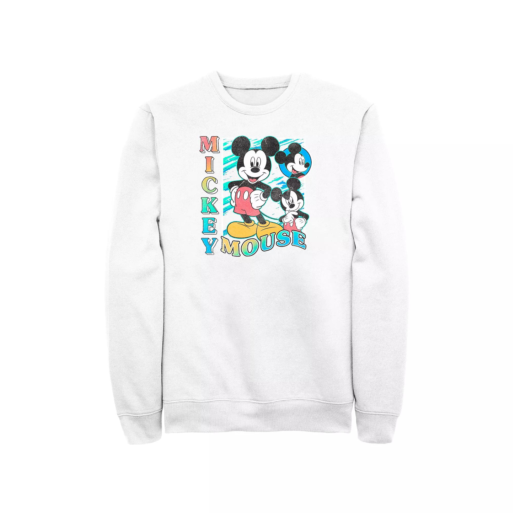 Disney's Mickey Mouse Faces Men's Fleece Sweatshirt,  Product Image