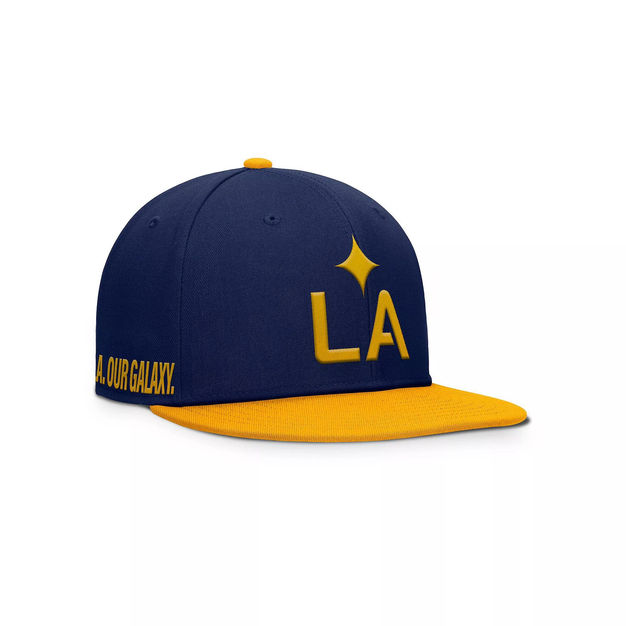 Men's Fanatics Navy LA Galaxy Sitter Snapback Hat, Blue Product Image