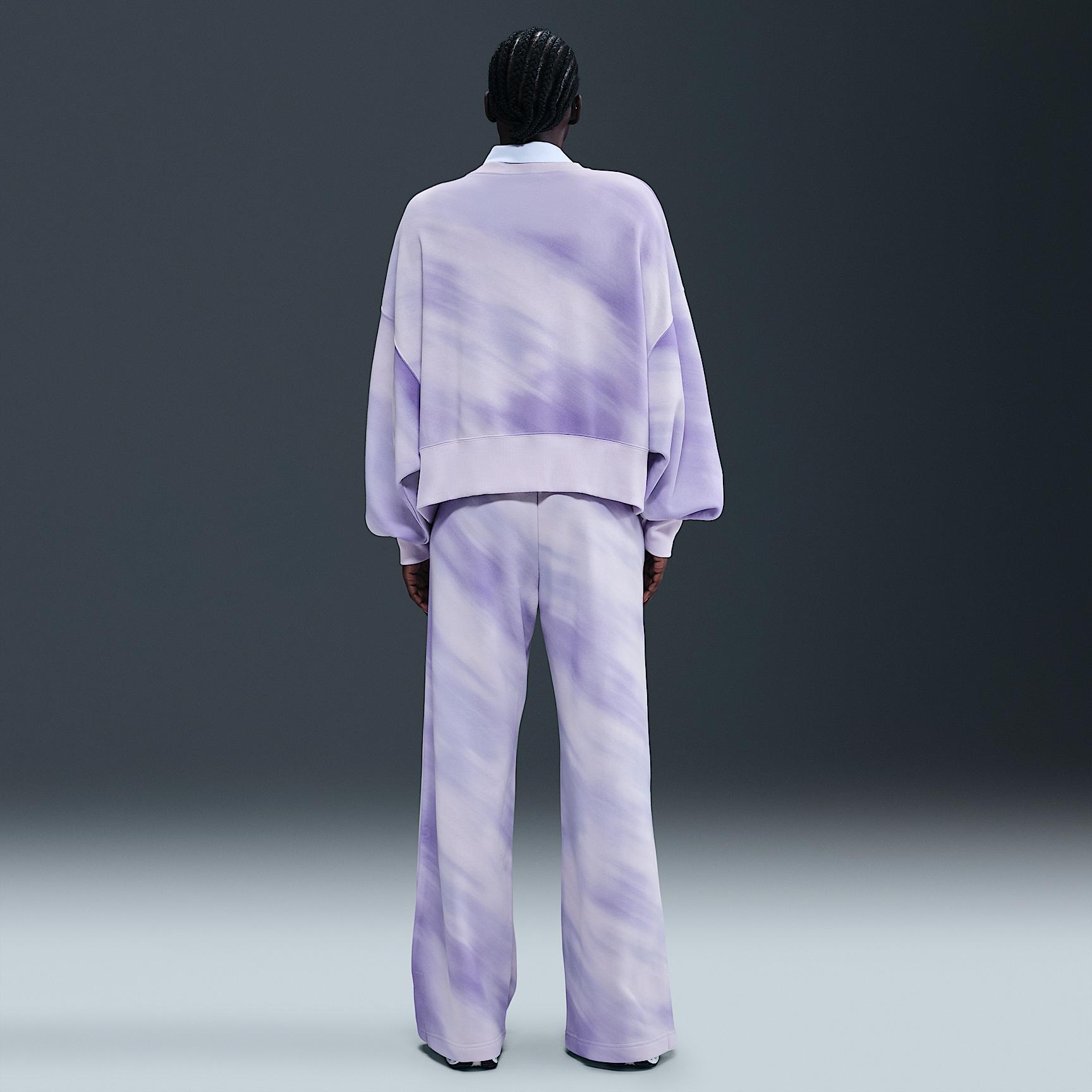 Womens Nike Sportswear Phoenix Fleece High-Waisted Sweatpants | IH7796-516 Product Image