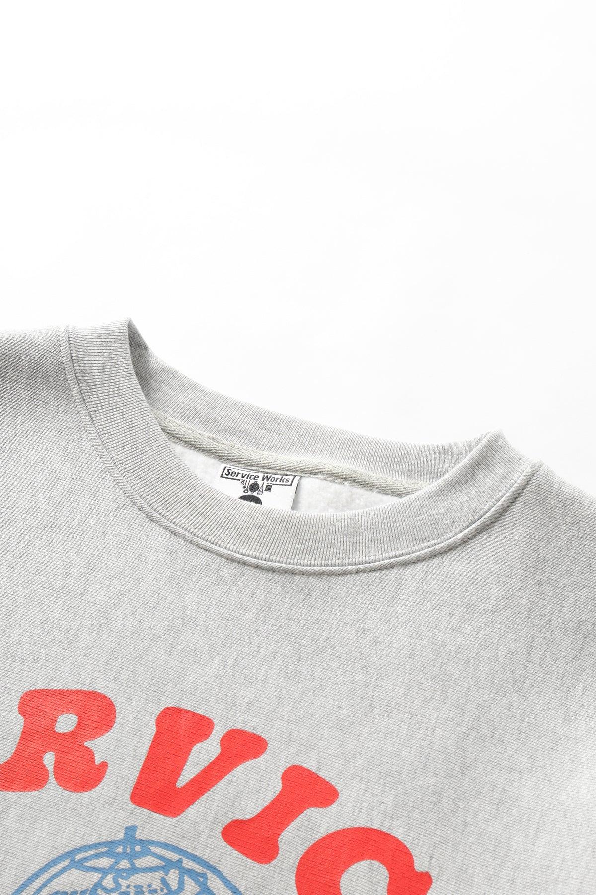 Service Works - Organic Chefswear Crewneck - Marl Grey Product Image