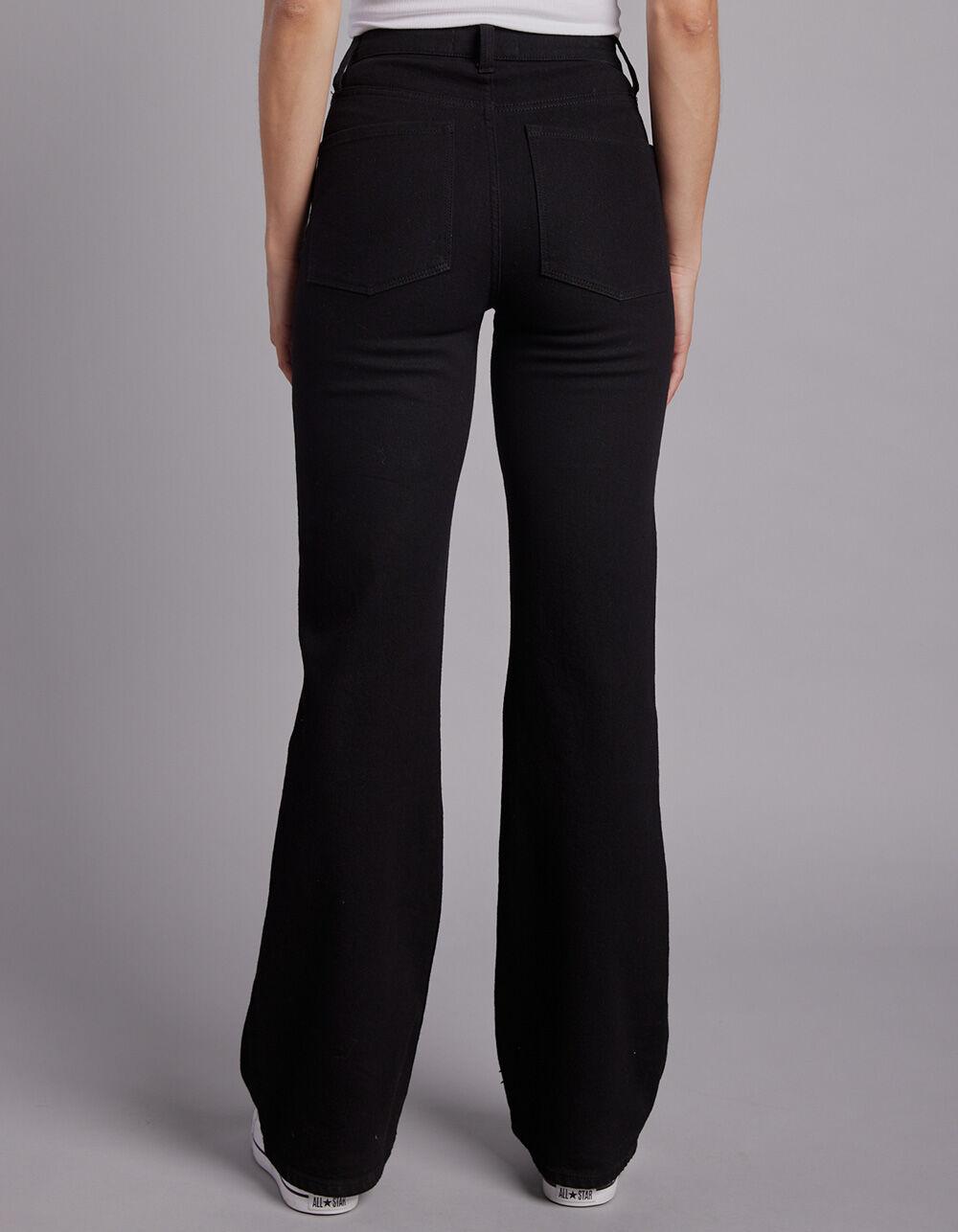 RSQ Womens High Rise Flare Jeans - BLACK Product Image