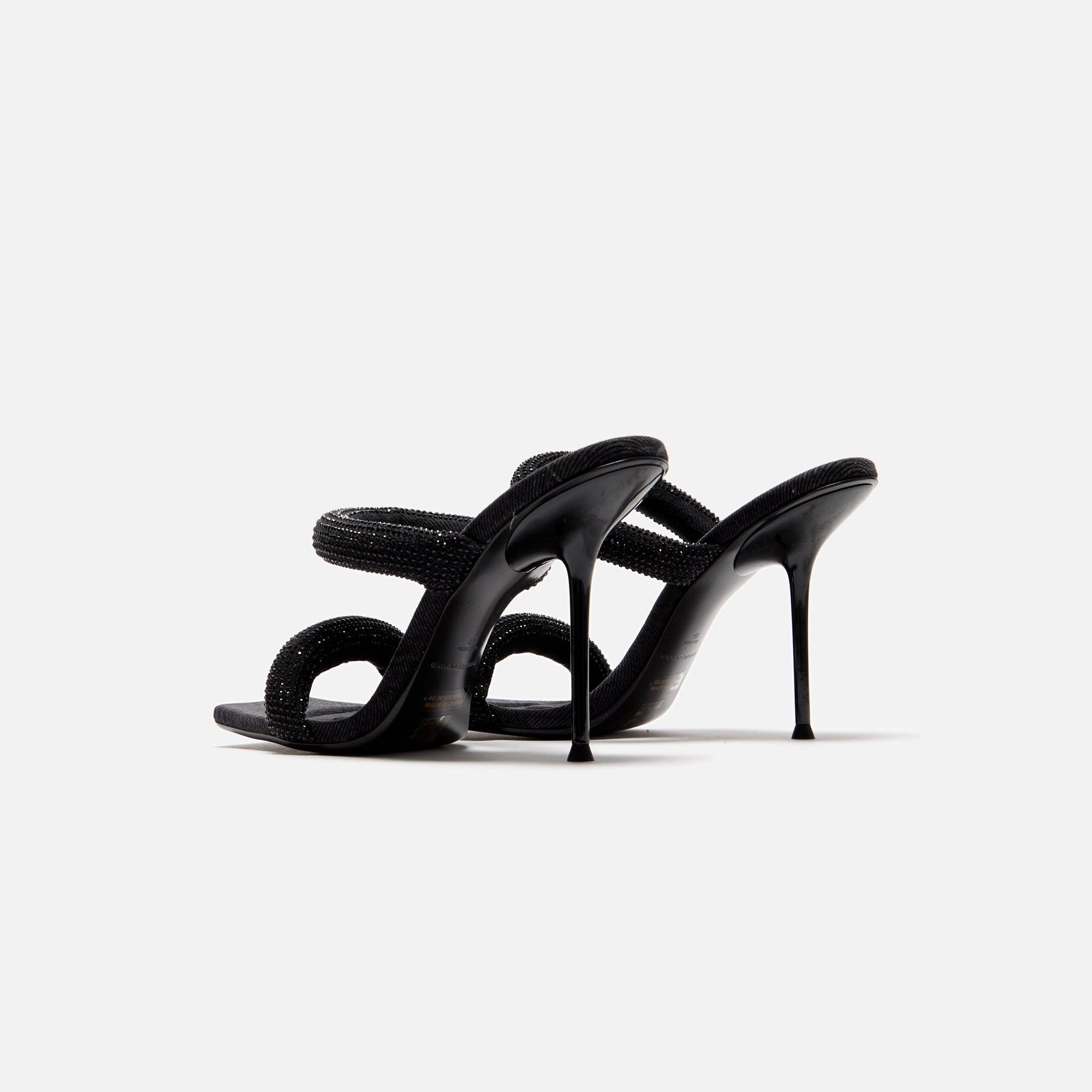 Alexander Wang Julie Tubular Sandal - Washed Black Female Product Image