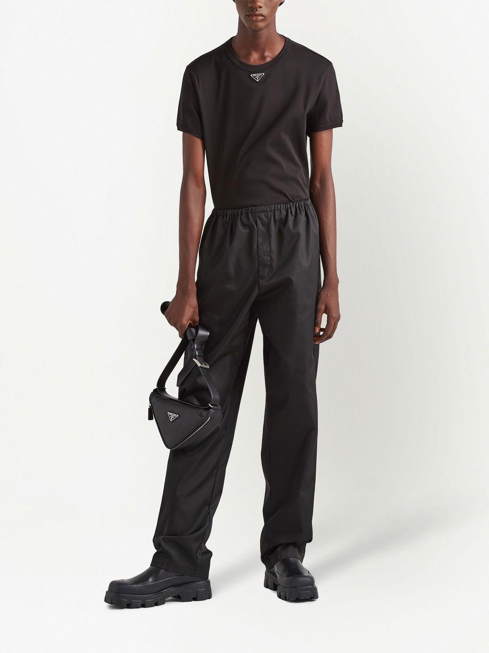 triangle-logo cotton T-shirt Product Image