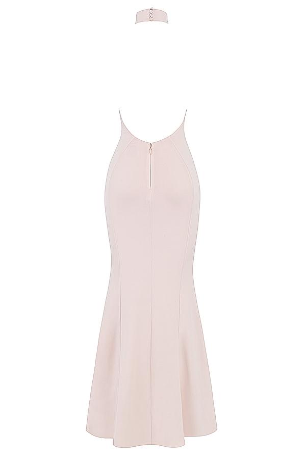 Juliette  blush halter gown Product Image