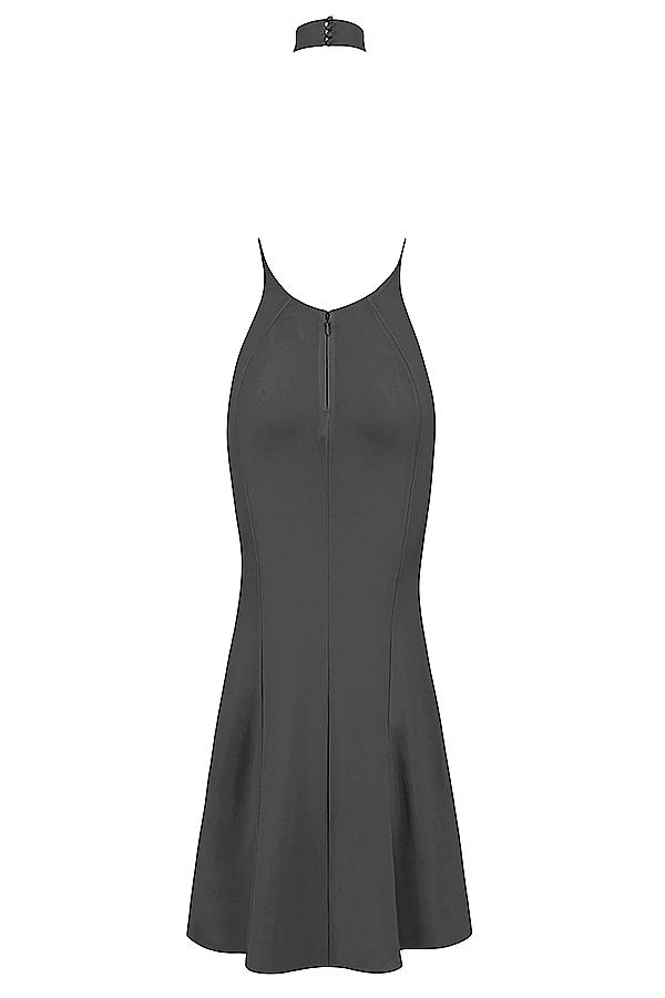 Fleur  shadow satin strapless gown Product Image