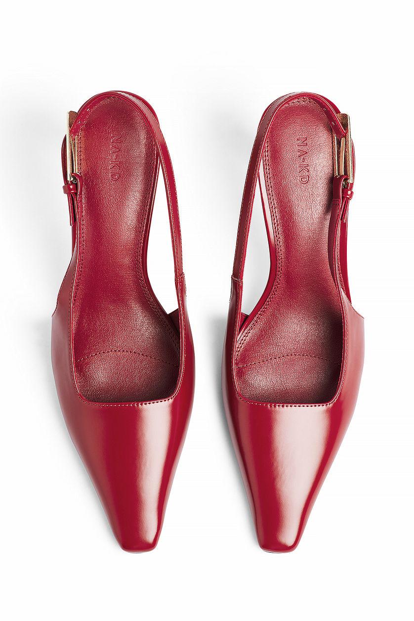 Squared Cut Slingback Pump Product Image