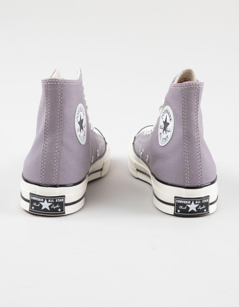 CONVERSE Chuck 70 High Top Shoes - PURPLE SILVER Product Image