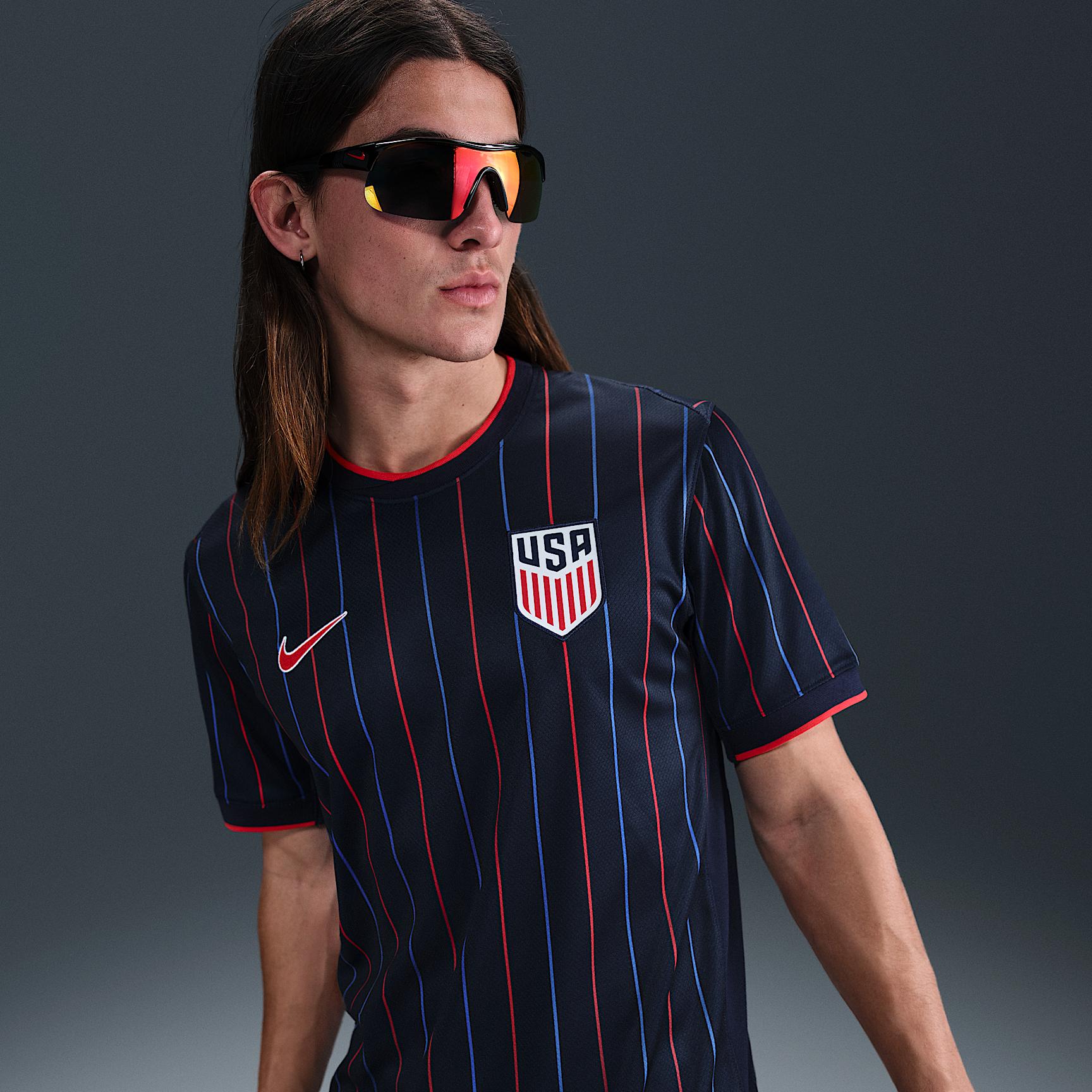 USMNT 2025 Stadium Away (Team) Nike Mens Dri-FIT Soccer Replica Jersey | FZ9028-451 Product Image