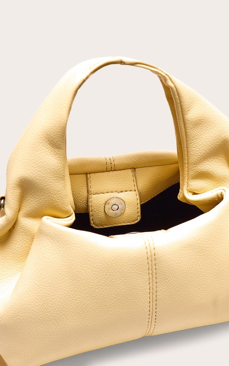  Butter Cream Slouchy Mini Pu Handbag Product Image