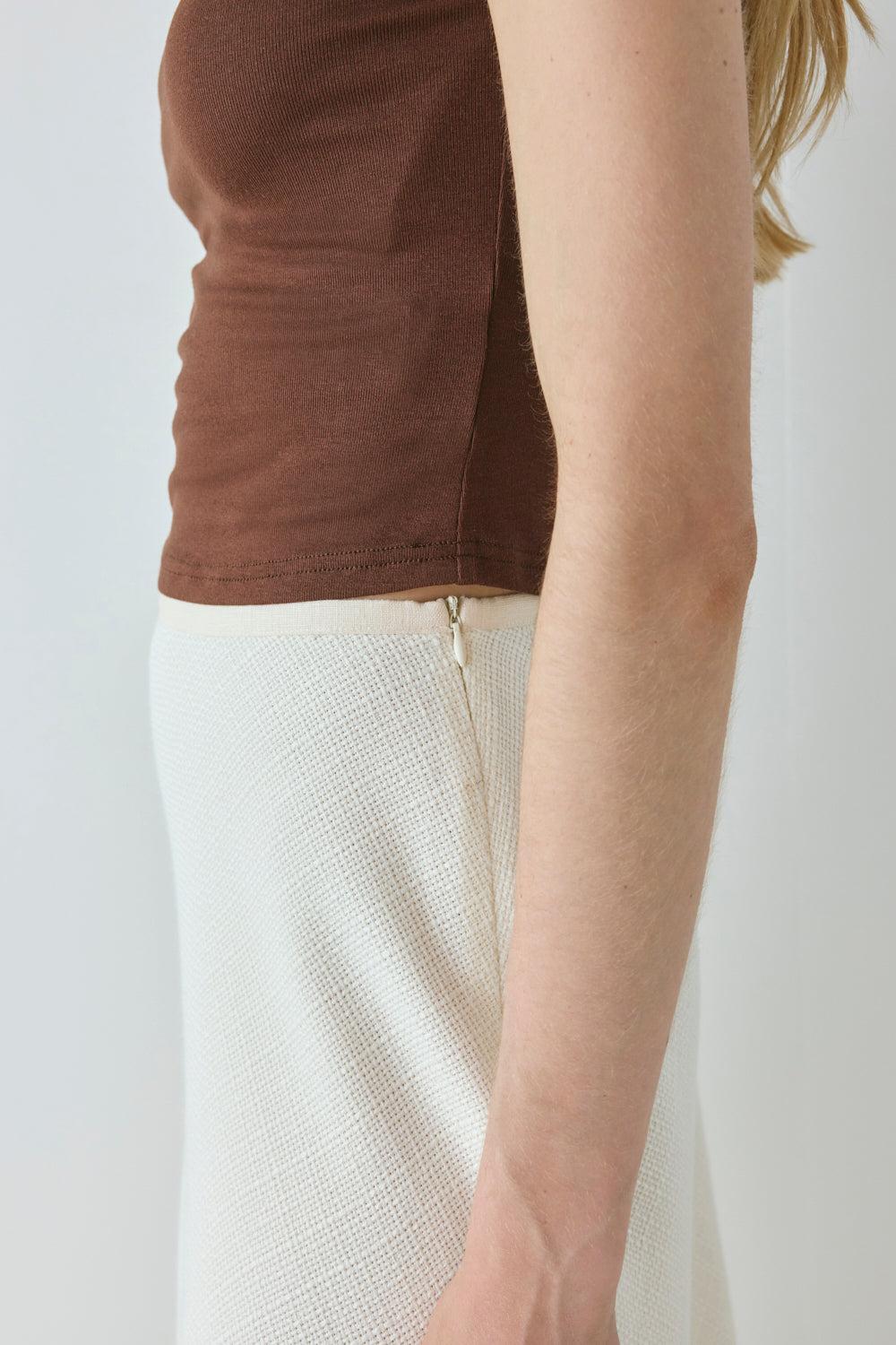 Cece Maxi Skirt Cream Product Image