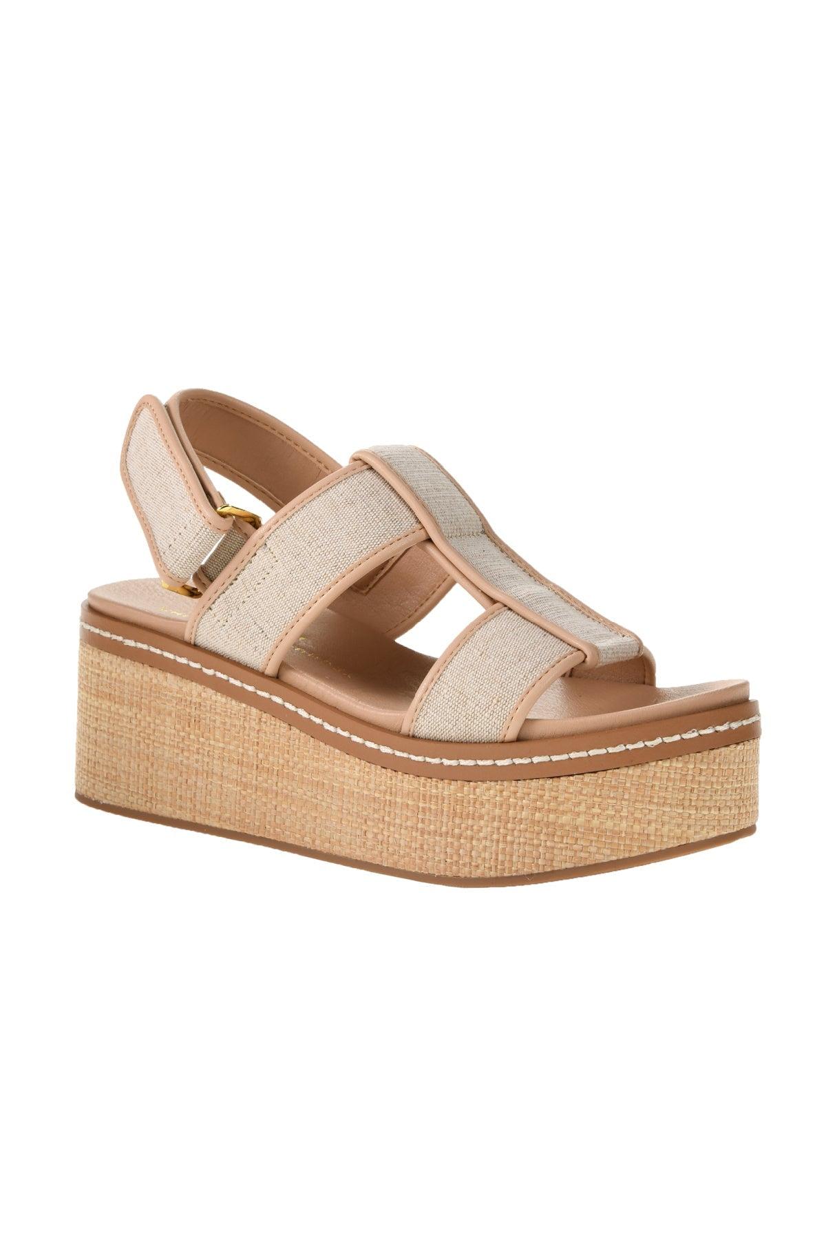 Chinese Laundry Swell Natural Platform Wedge Sandals - DOORBUSTER Female Product Image