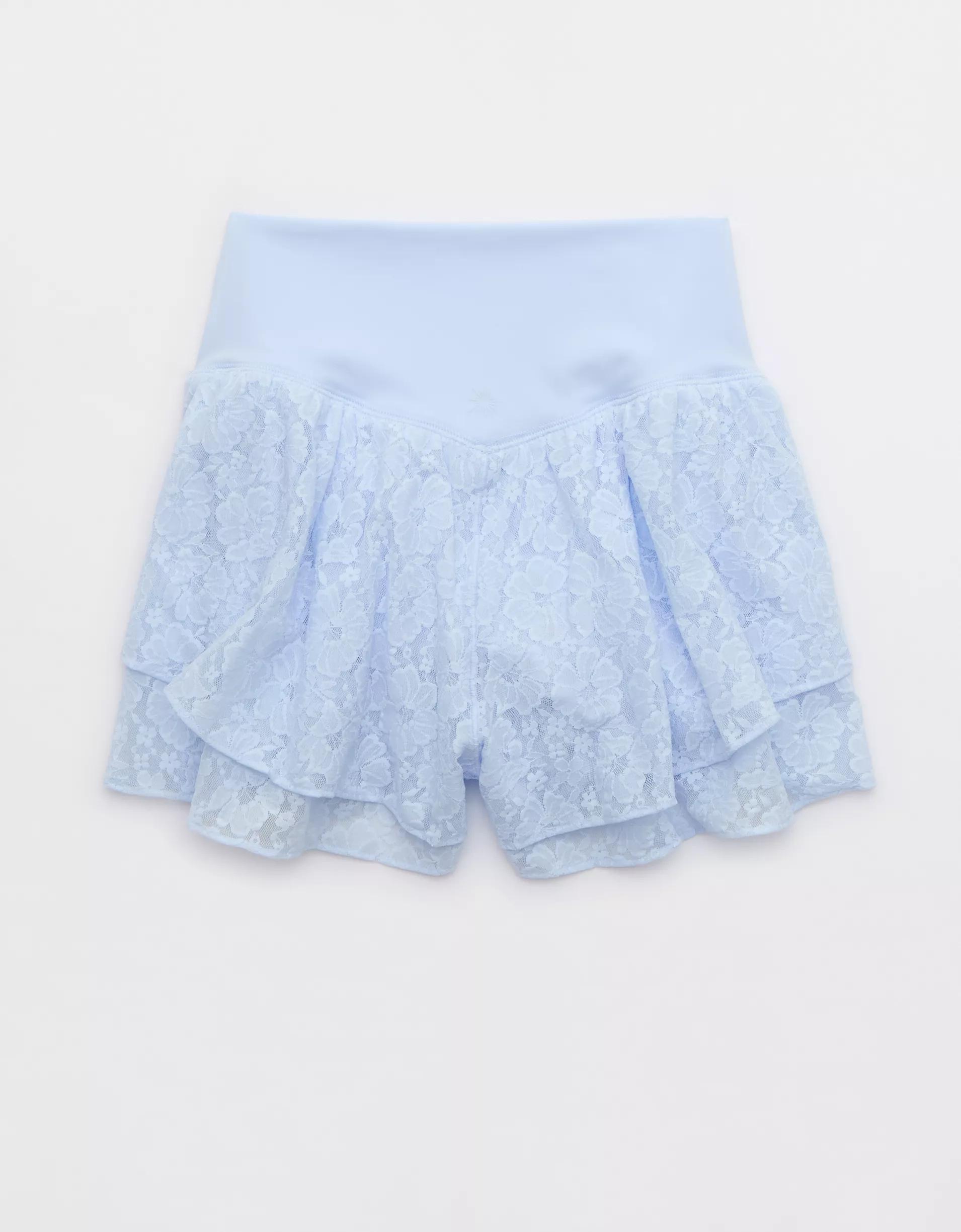 OFFLINE By Aerie Real Me Lace Flowy Short Product Image