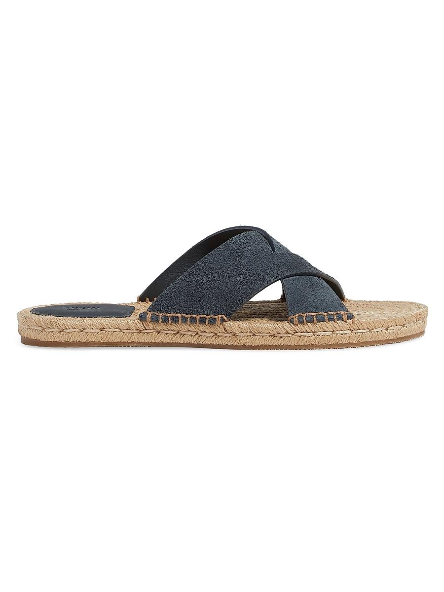 Mens Suede Espadrille Sandals Product Image