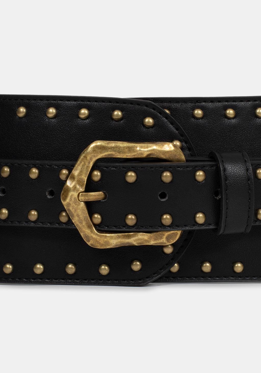 Brux Rivet Detail Buckled Waist Belt Product Image