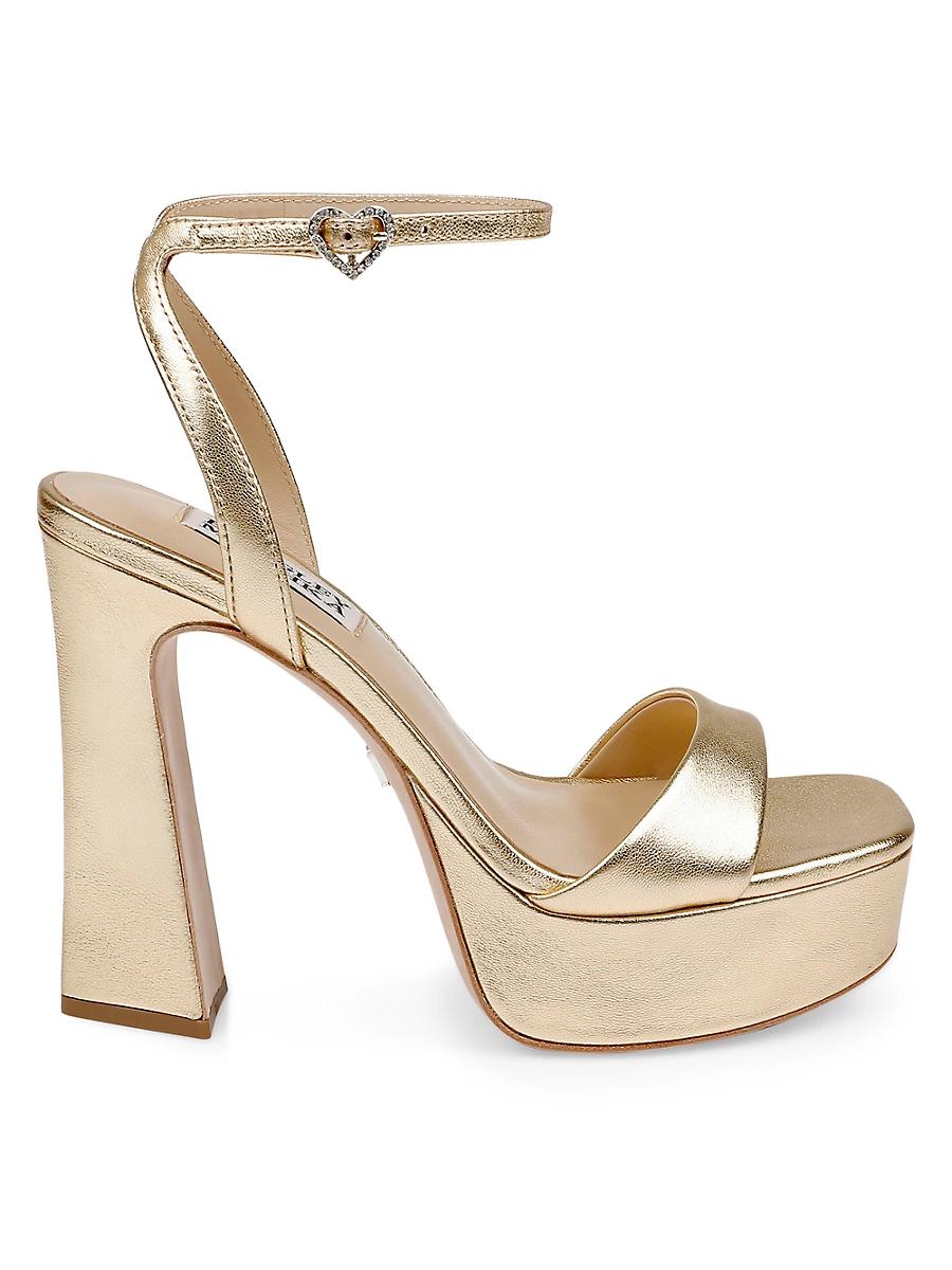 Womens Caia 125MM Satin Platform Sandals Product Image