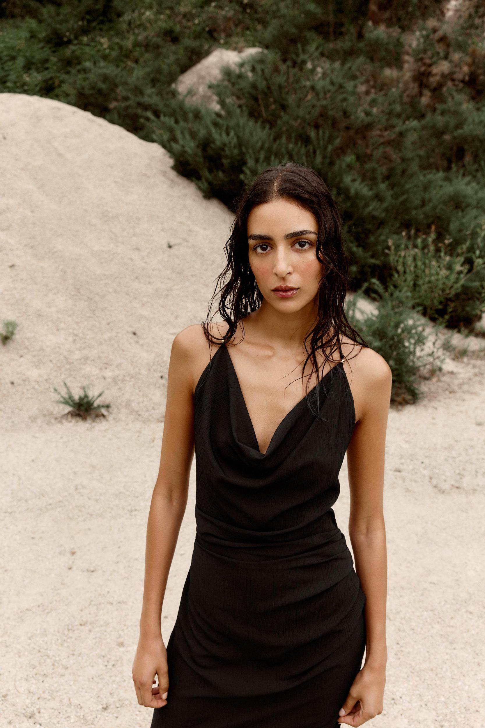 FITTED LINGERIE STYLE DRESS Product Image