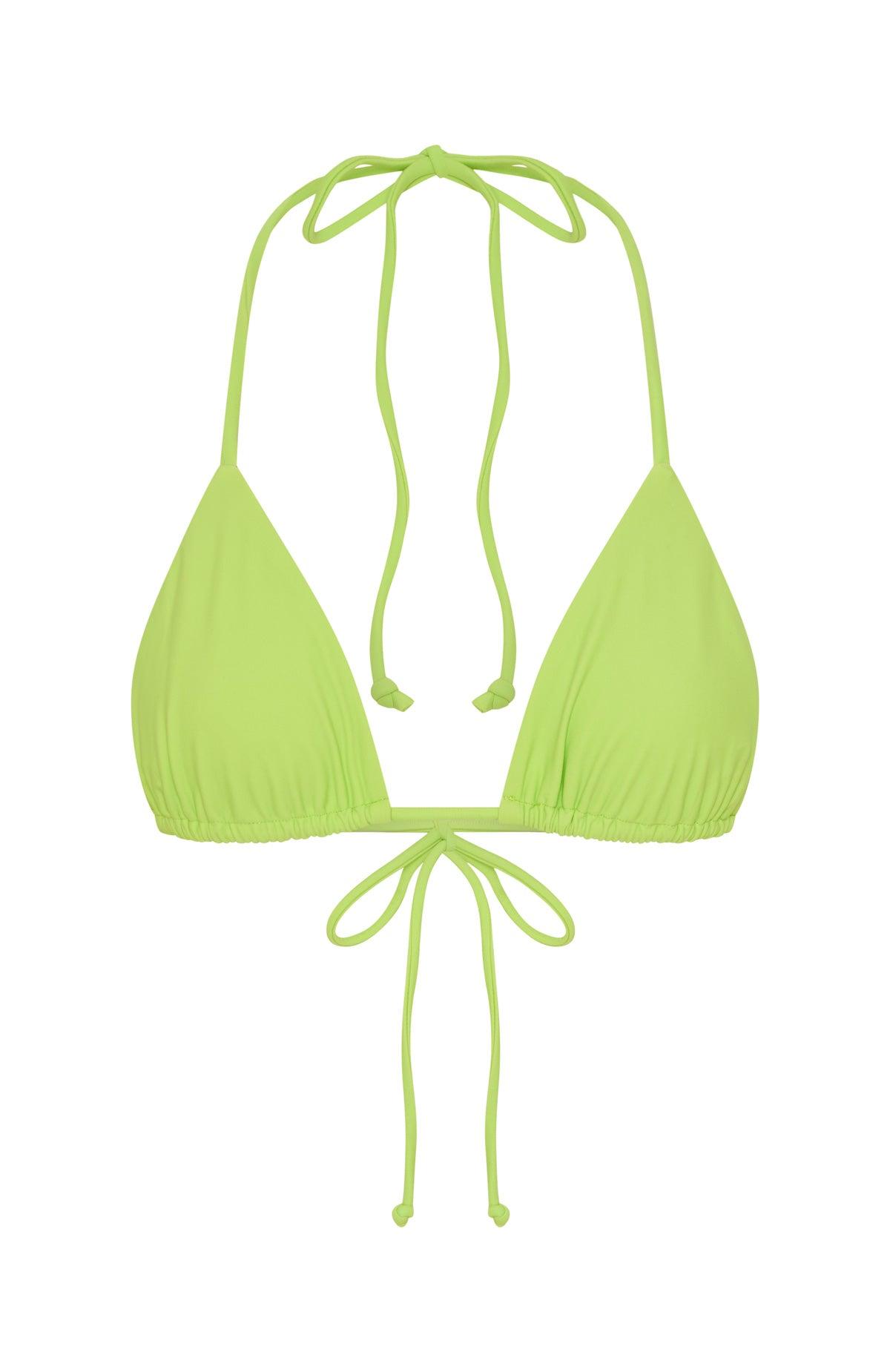 Golden Hour Bikini Top Lime Product Image