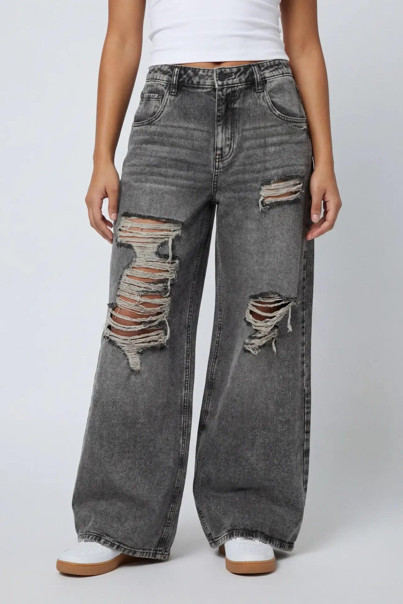 High Rise Ultra Baggy Jean Female Product Image