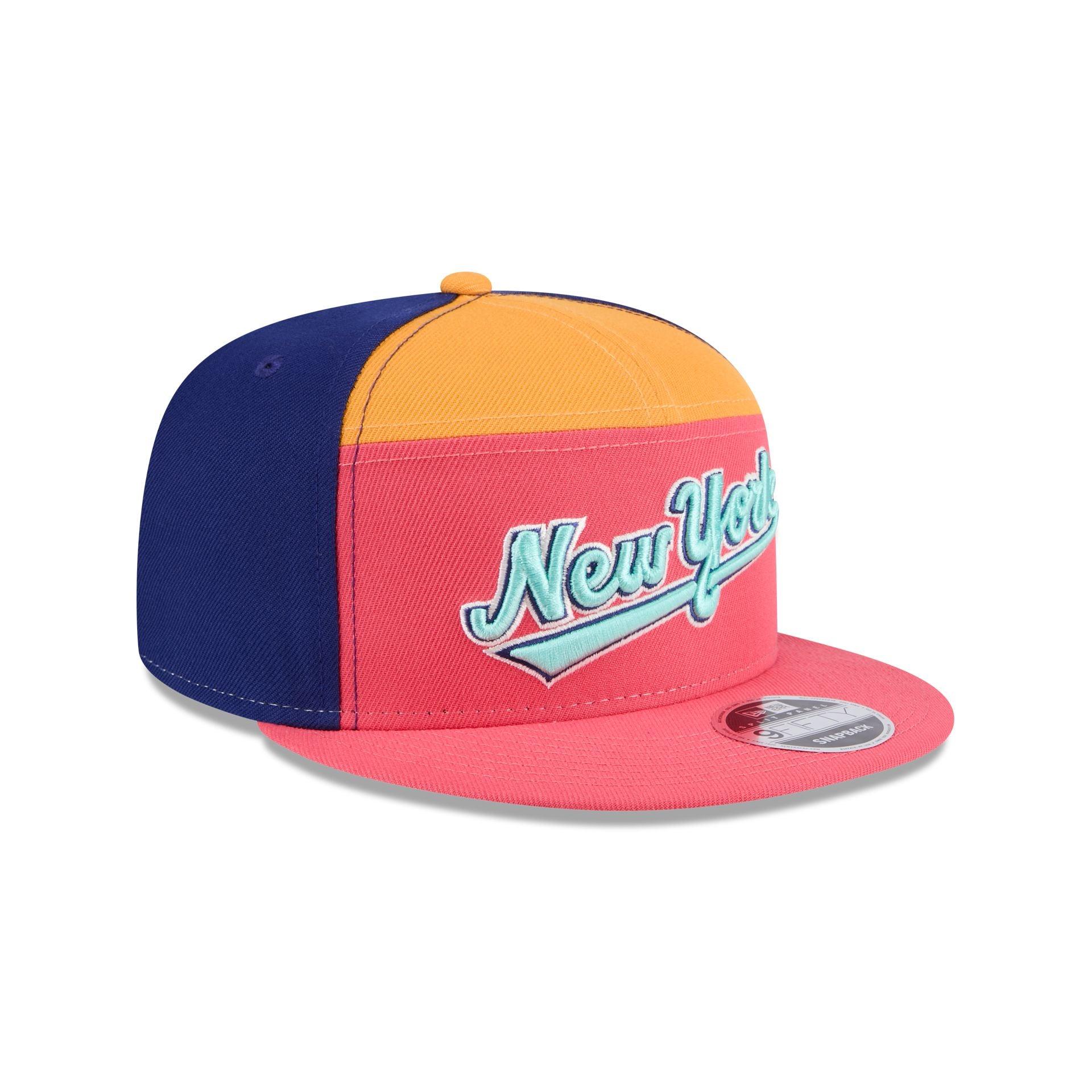 Athletics Coral Split Panel 9FIFTY Snapback Hat Male Product Image