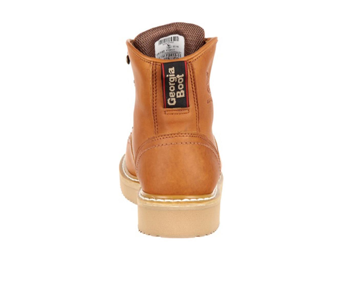 Men's Georgia Boot 6" Wedge Steel Toe Work Boots Product Image