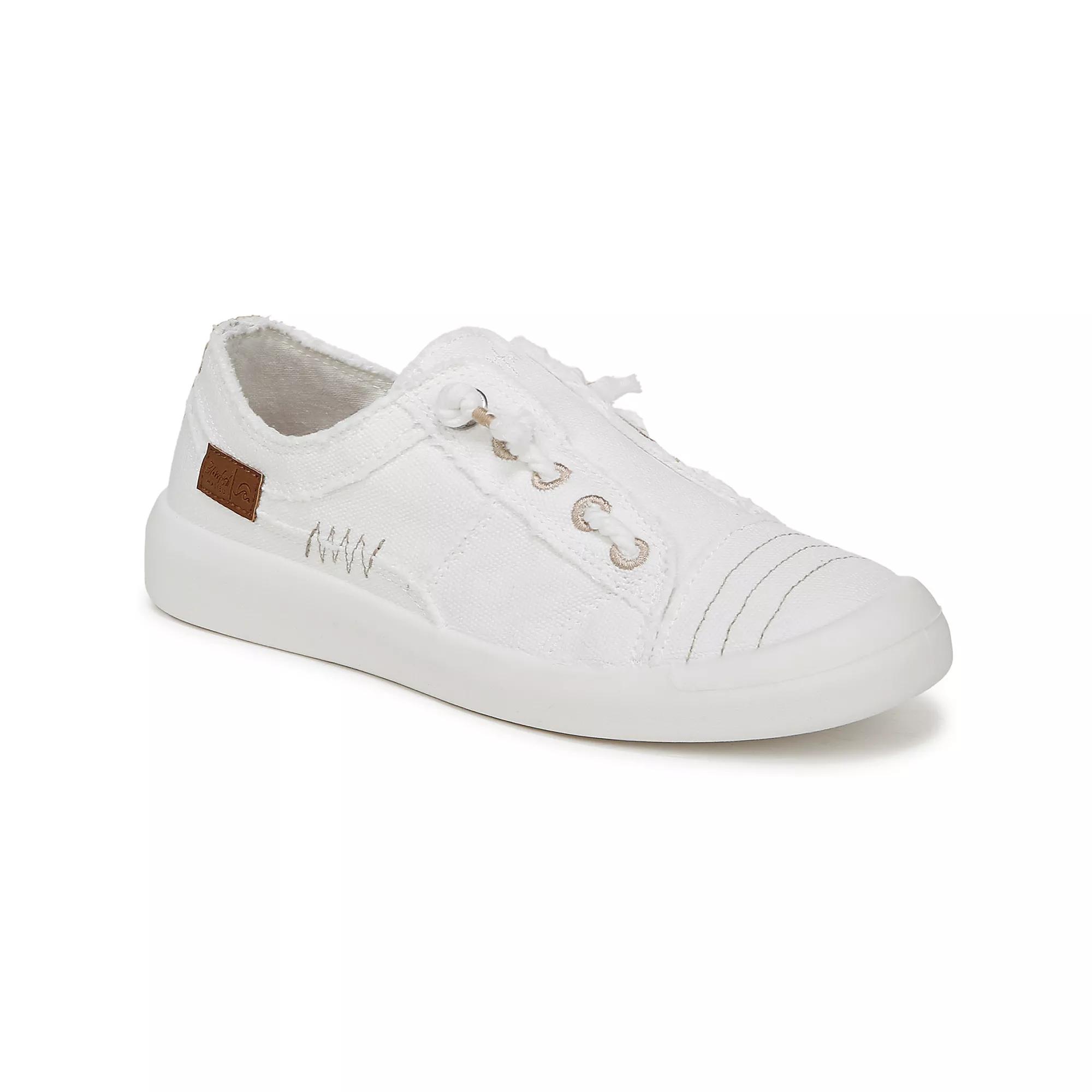 Blowfish Malibu Beachside Women's Slip-On Shoes, Size: 7, White Light Blue Product Image