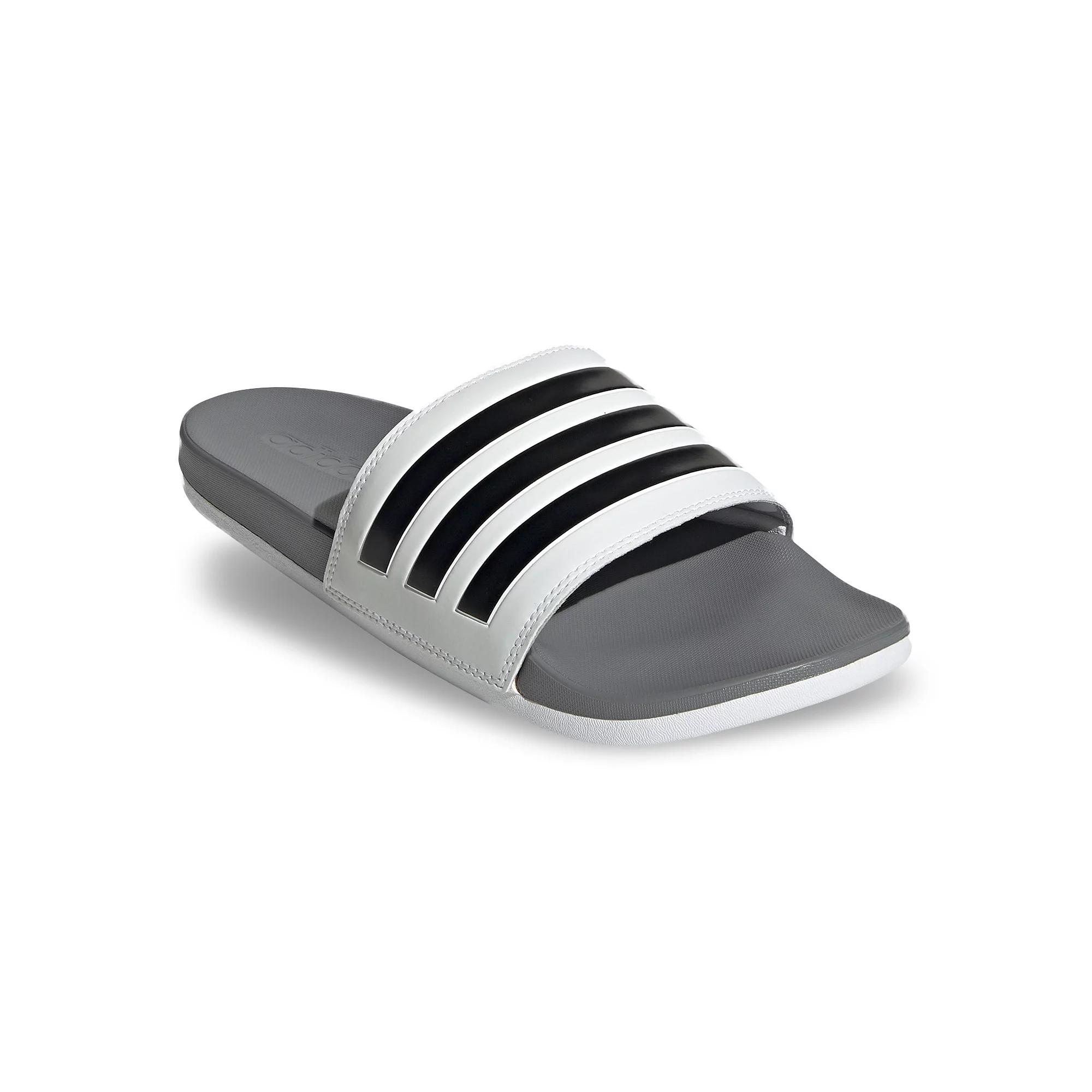 adidas Adilette Stripe Comfort Mens Slide Sandals Product Image