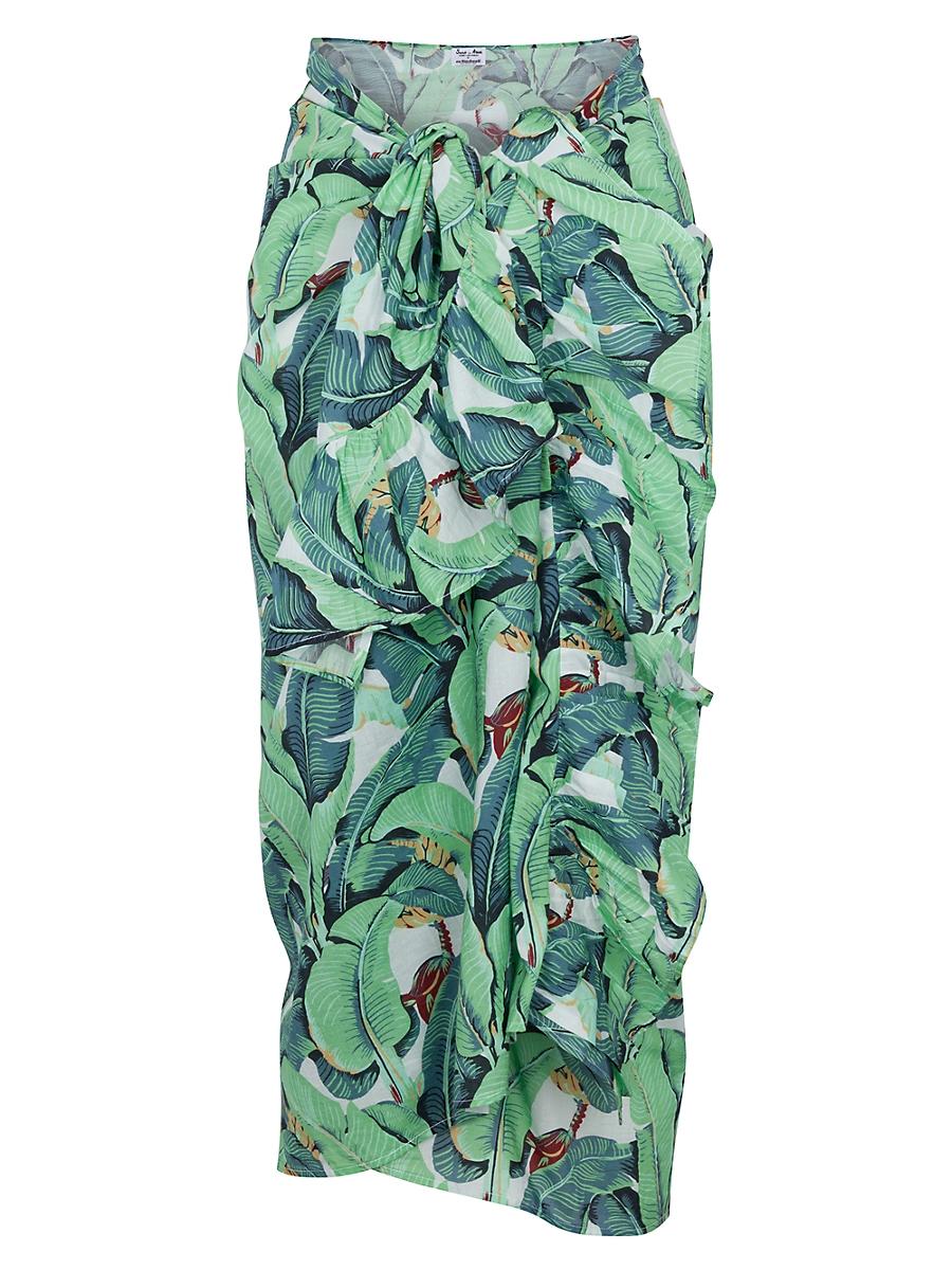 Womens Martinique Banana Leaf Sarong Product Image