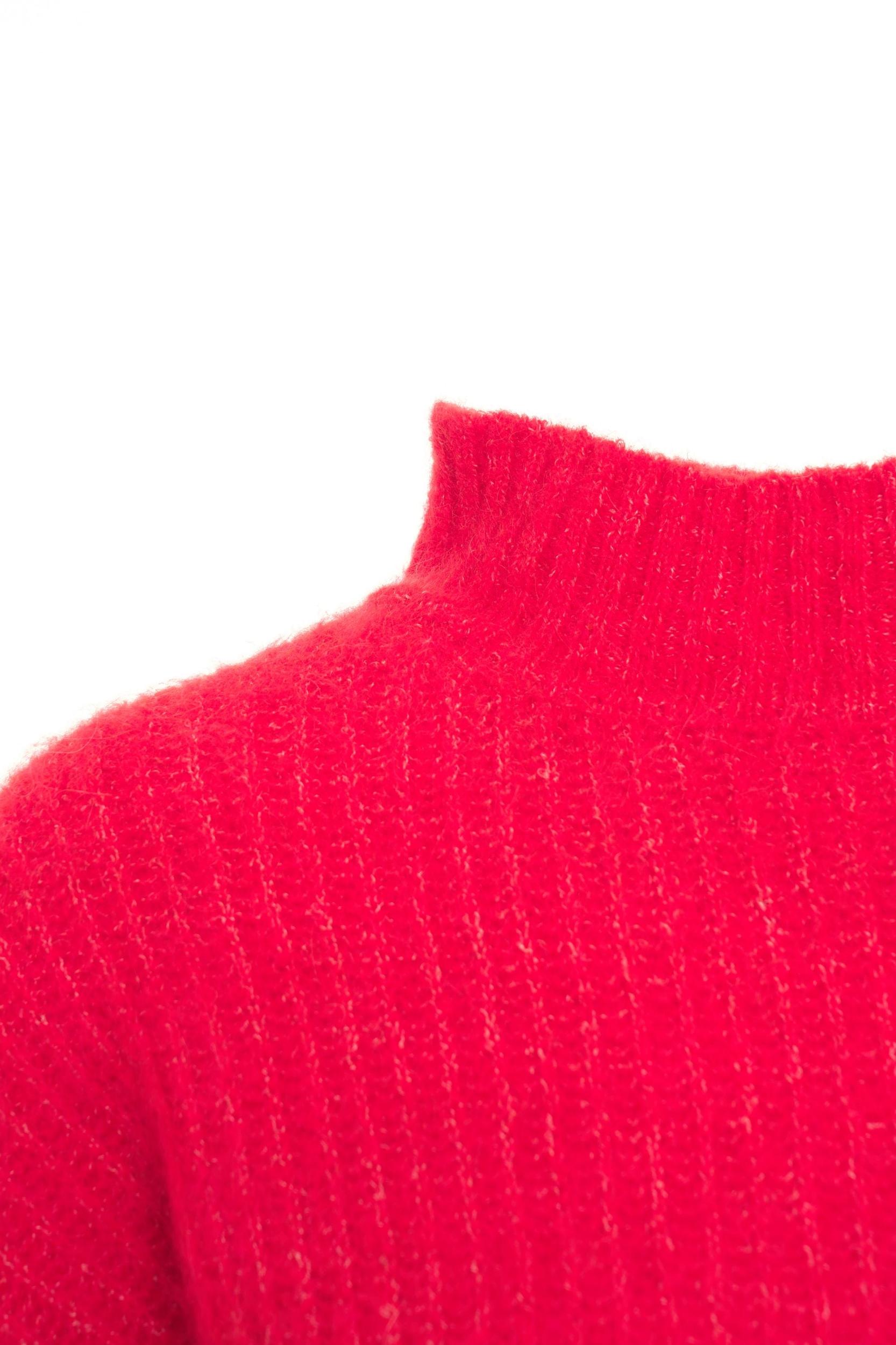 Wool Sweater with High Collar Product Image