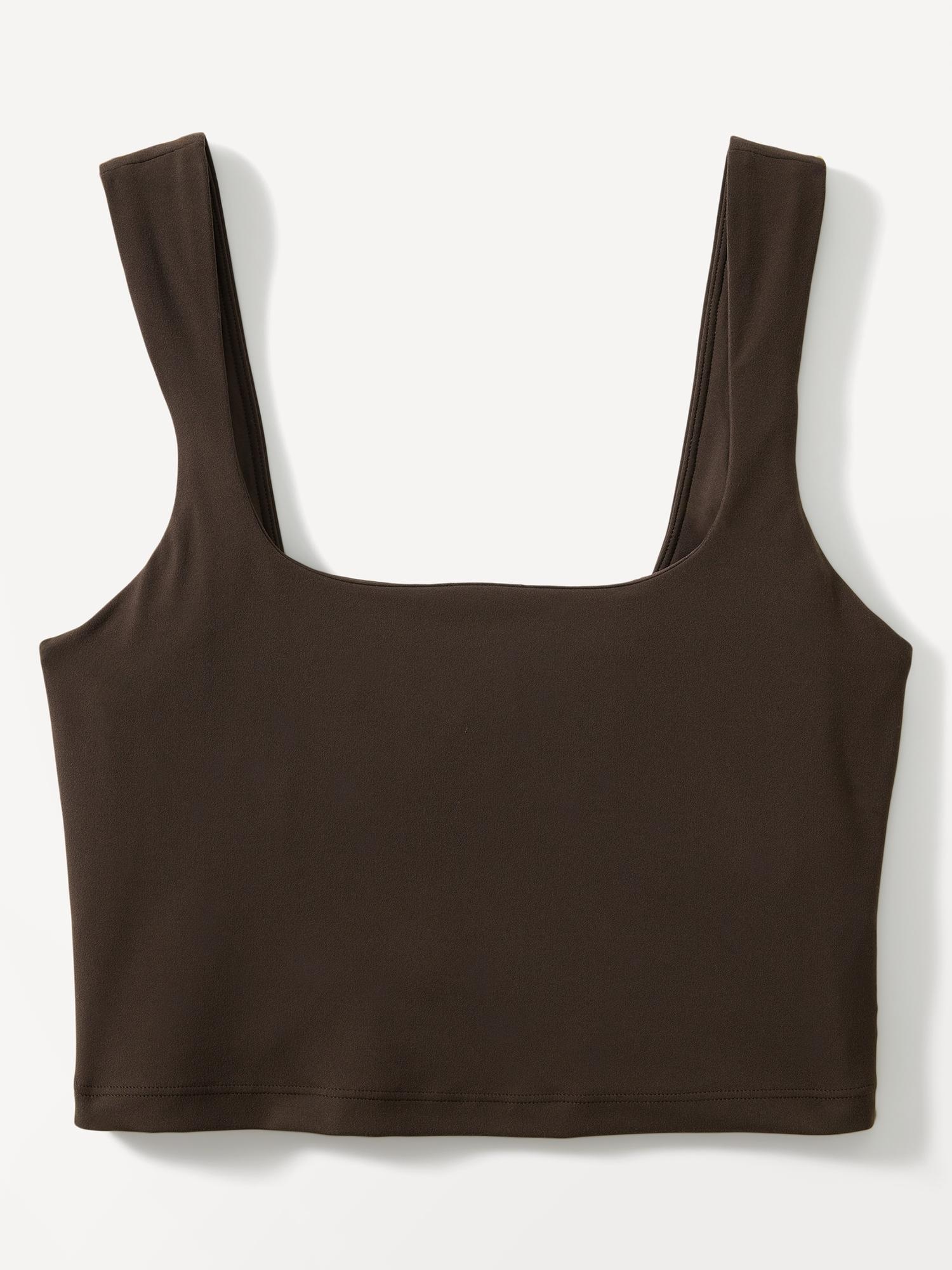Transcend Square Neck Crop Sports Bra A-C Product Image