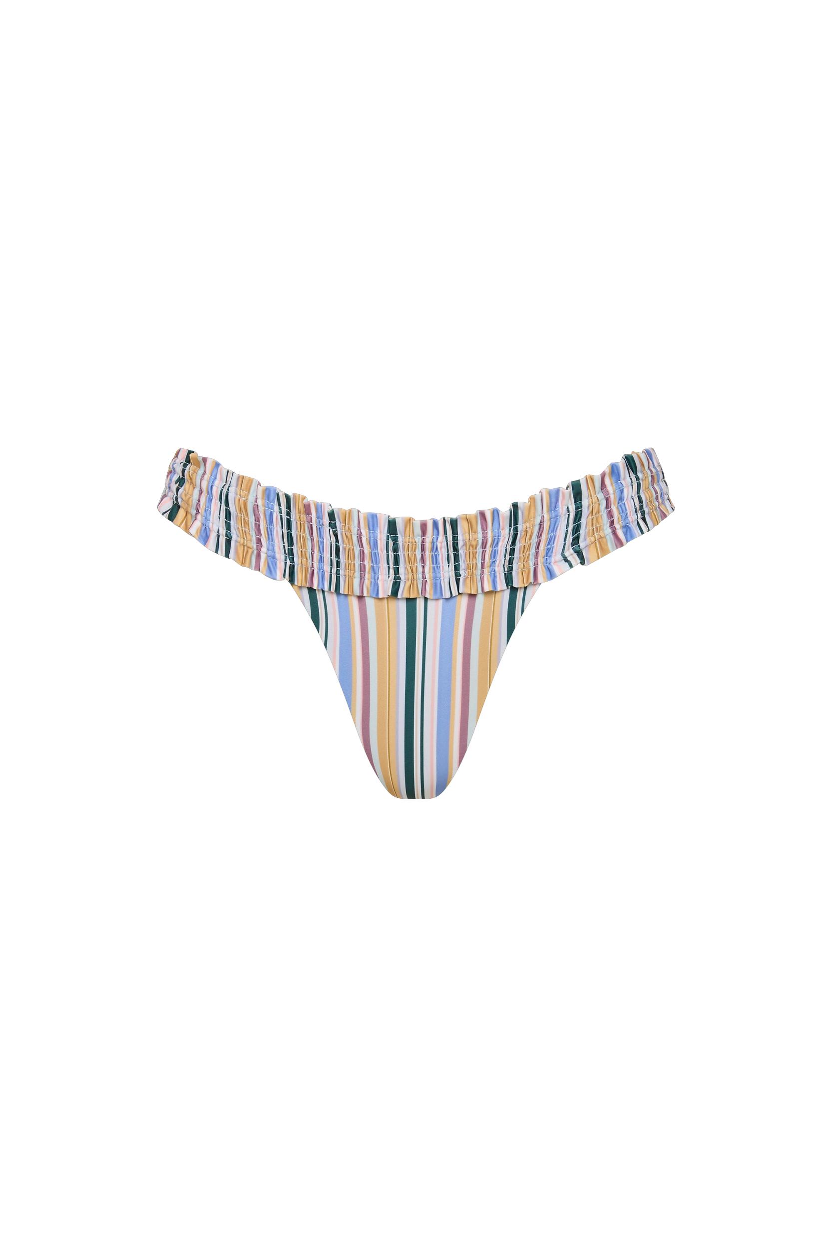 Adra Bikini Bottom Sifnos Stripe - Final Sale Product Image