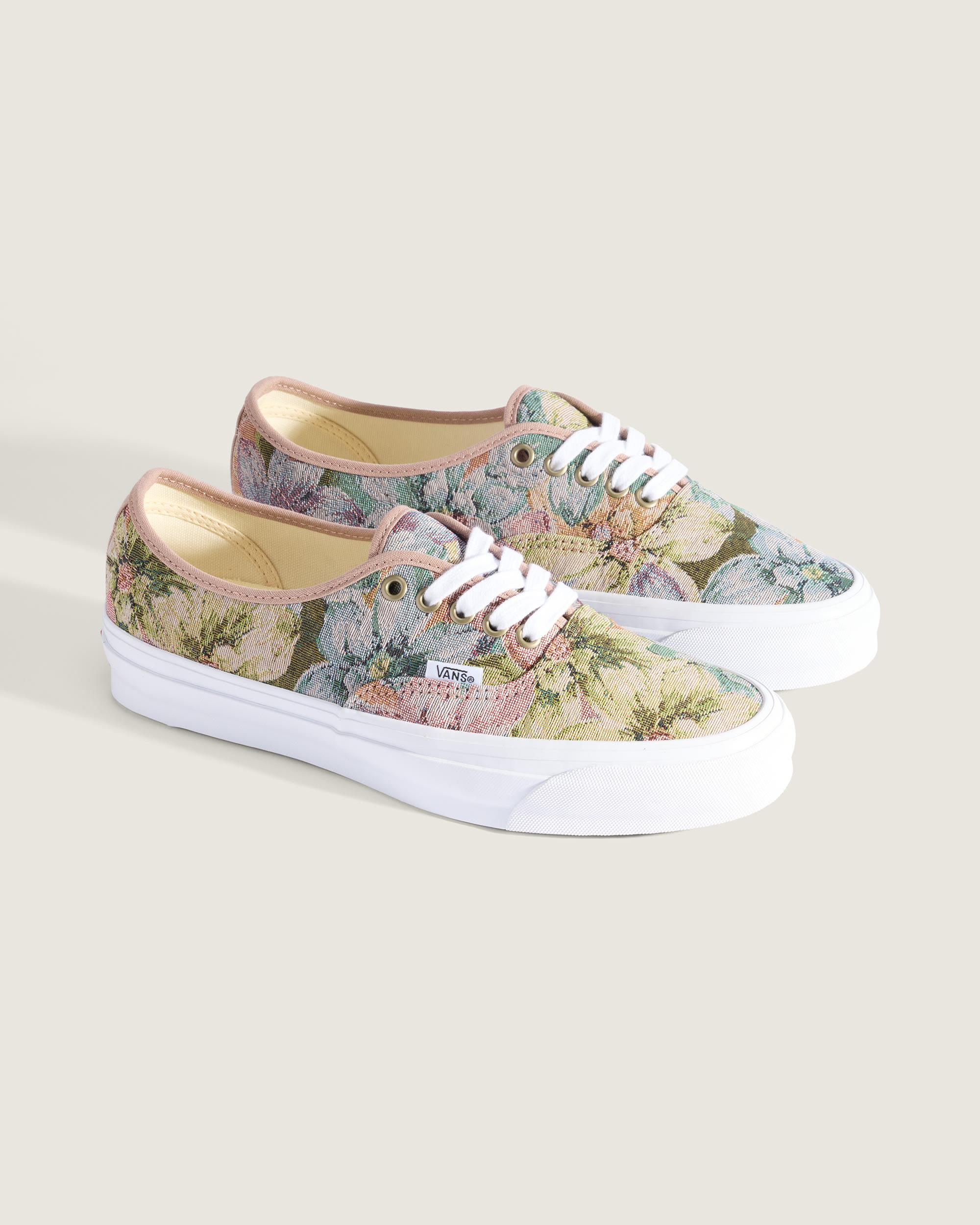 Premium Authentic Shoe in Warm Taupe Beige / True White| Vans US Product Image