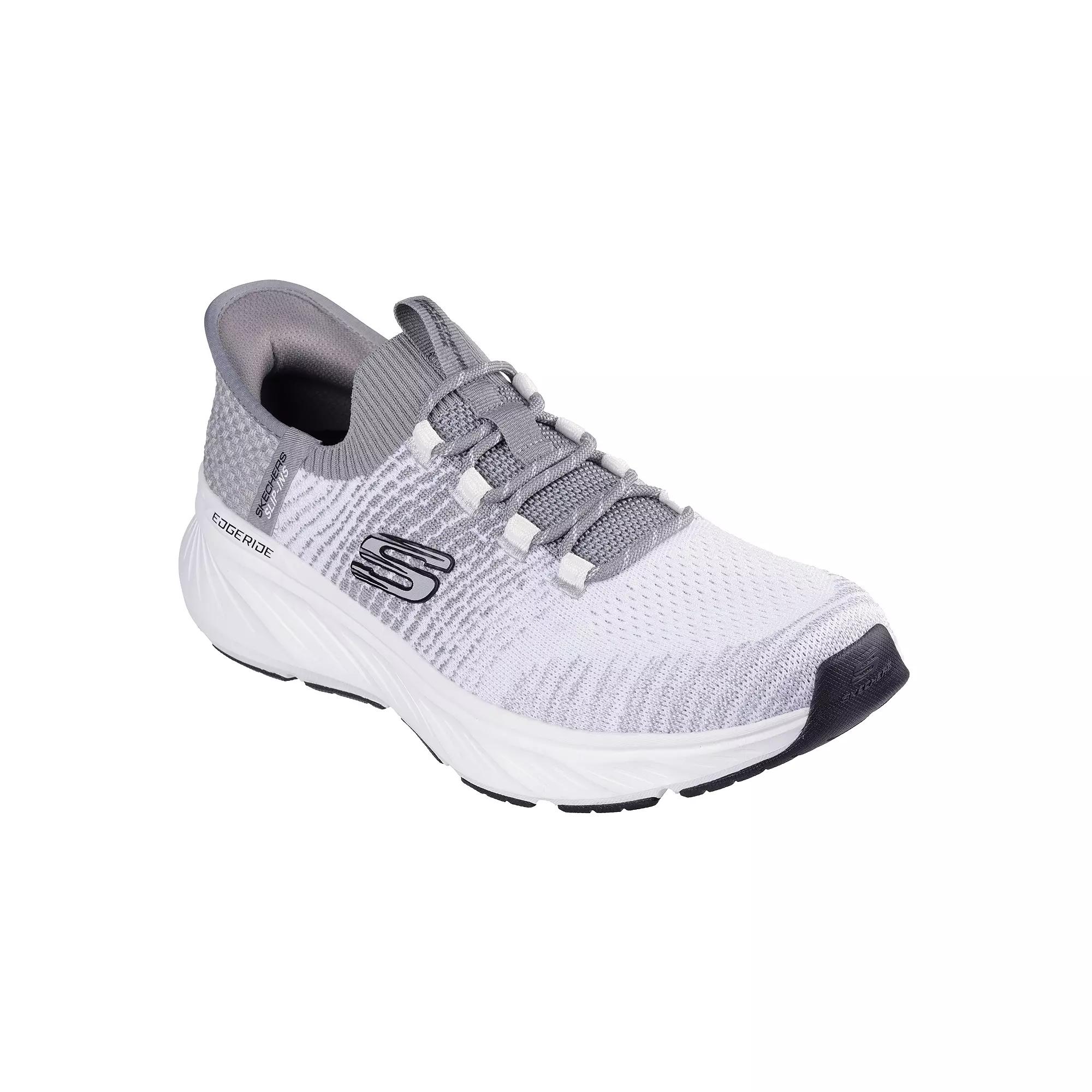 Skechers Hands Free Slip-ins® Relaxed Fit® Edgeride Raygo Men's Sneakers, Size: 8.5 XW, White Gray Product Image